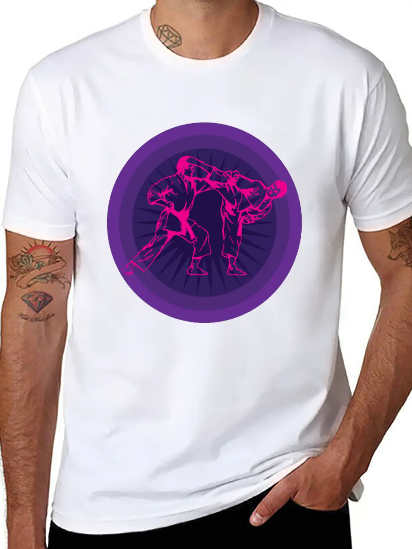 Karate Fighter Sport Timeless Short Sleeve Tee – Comfy And Minimalist Design
