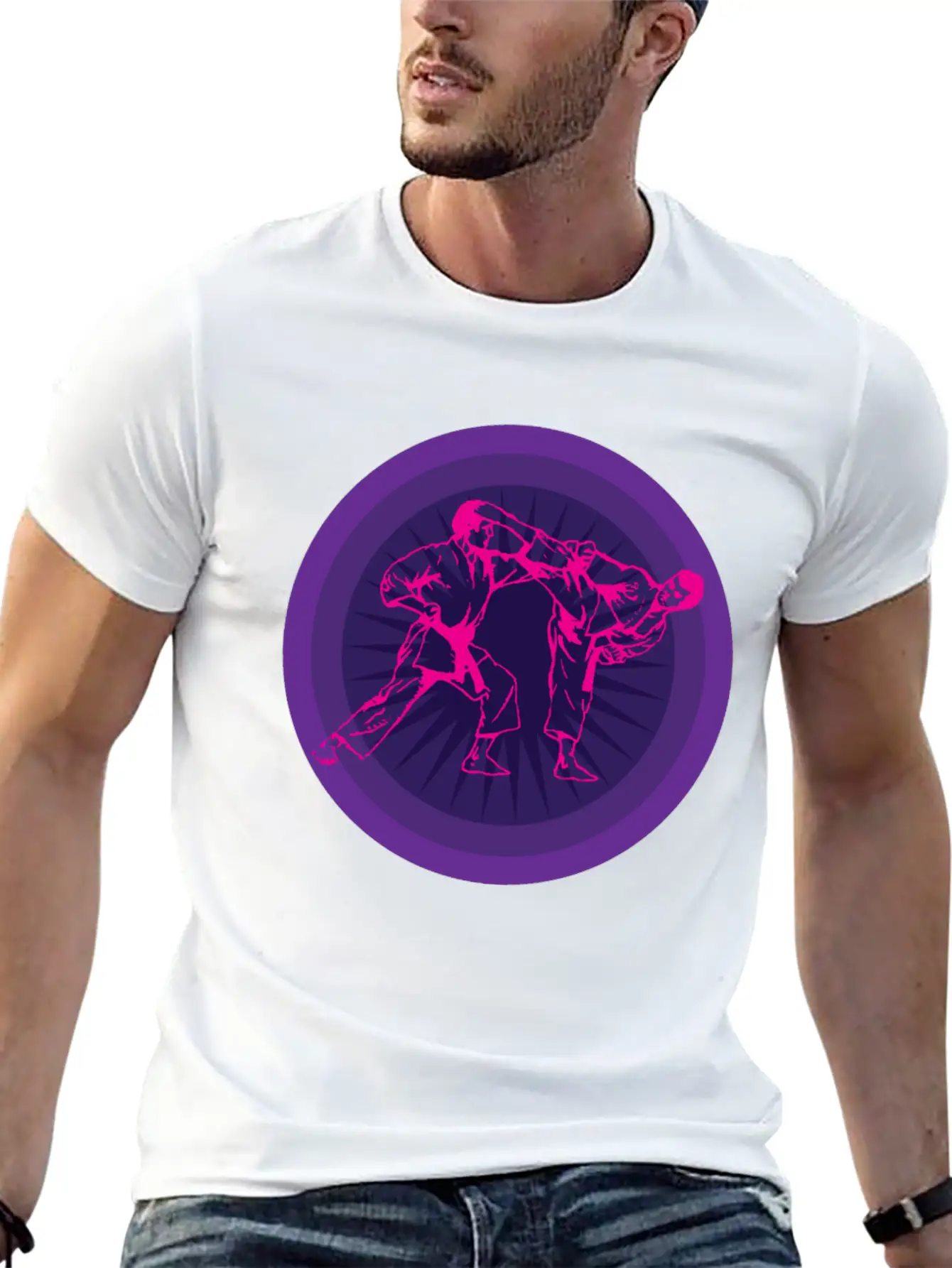 Karate Fighter Sport Timeless Short Sleeve Tee – Comfy And Minimalist Design