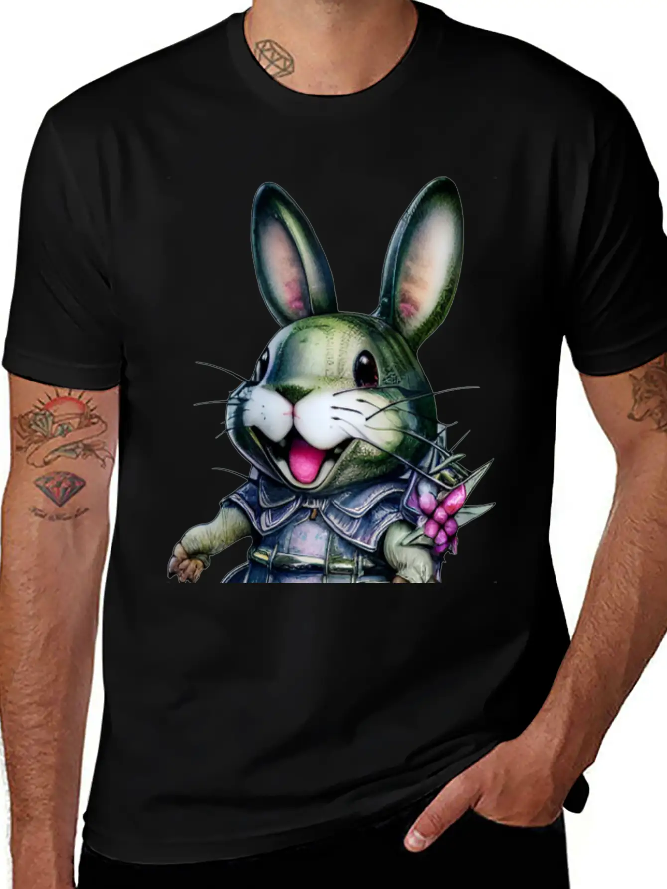 Kawaii Bunny Timeless Short Sleeve Tee – Comfy And Minimalist Design