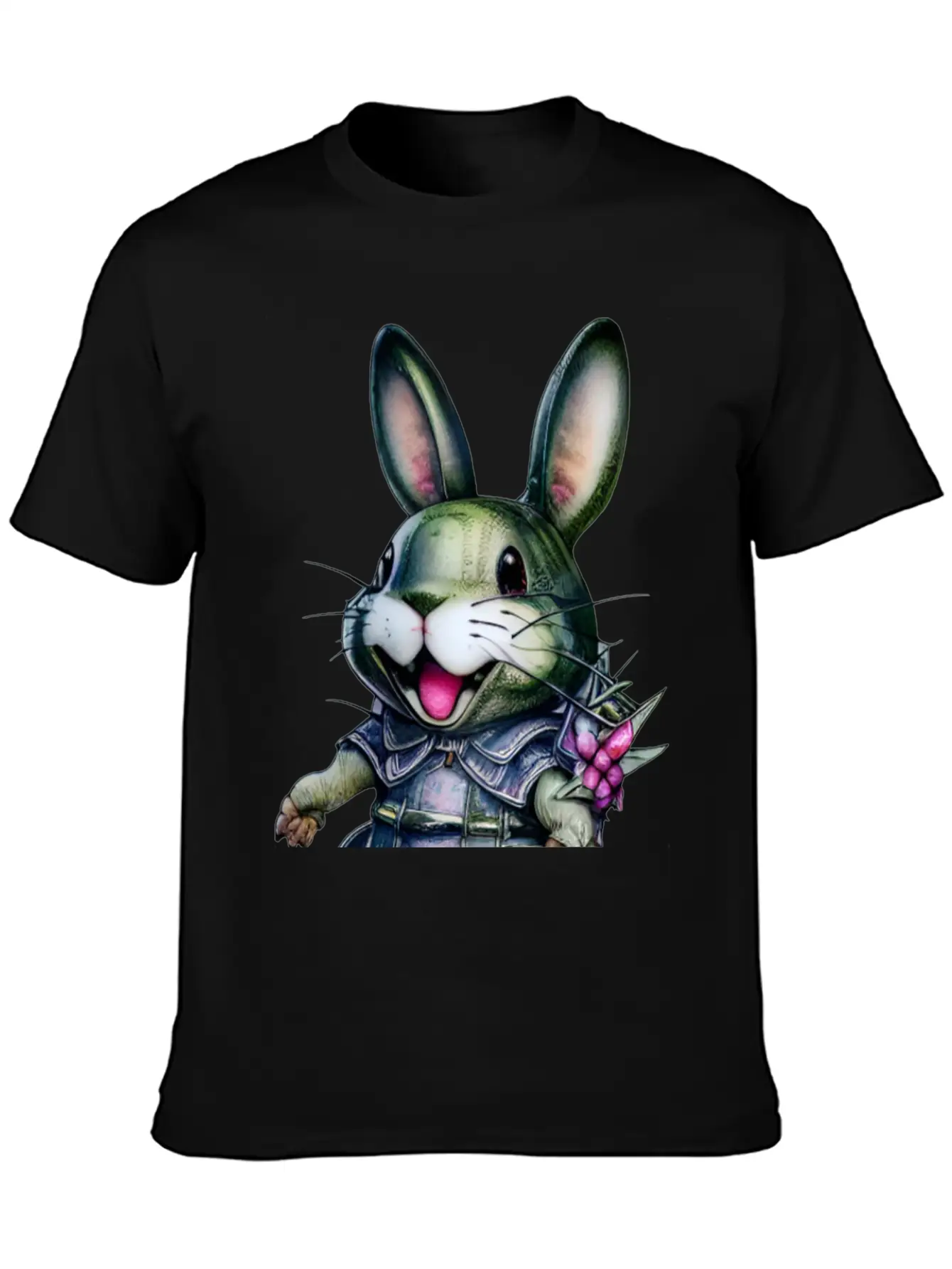 Kawaii Bunny Timeless Short Sleeve Tee – Comfy And Minimalist Design