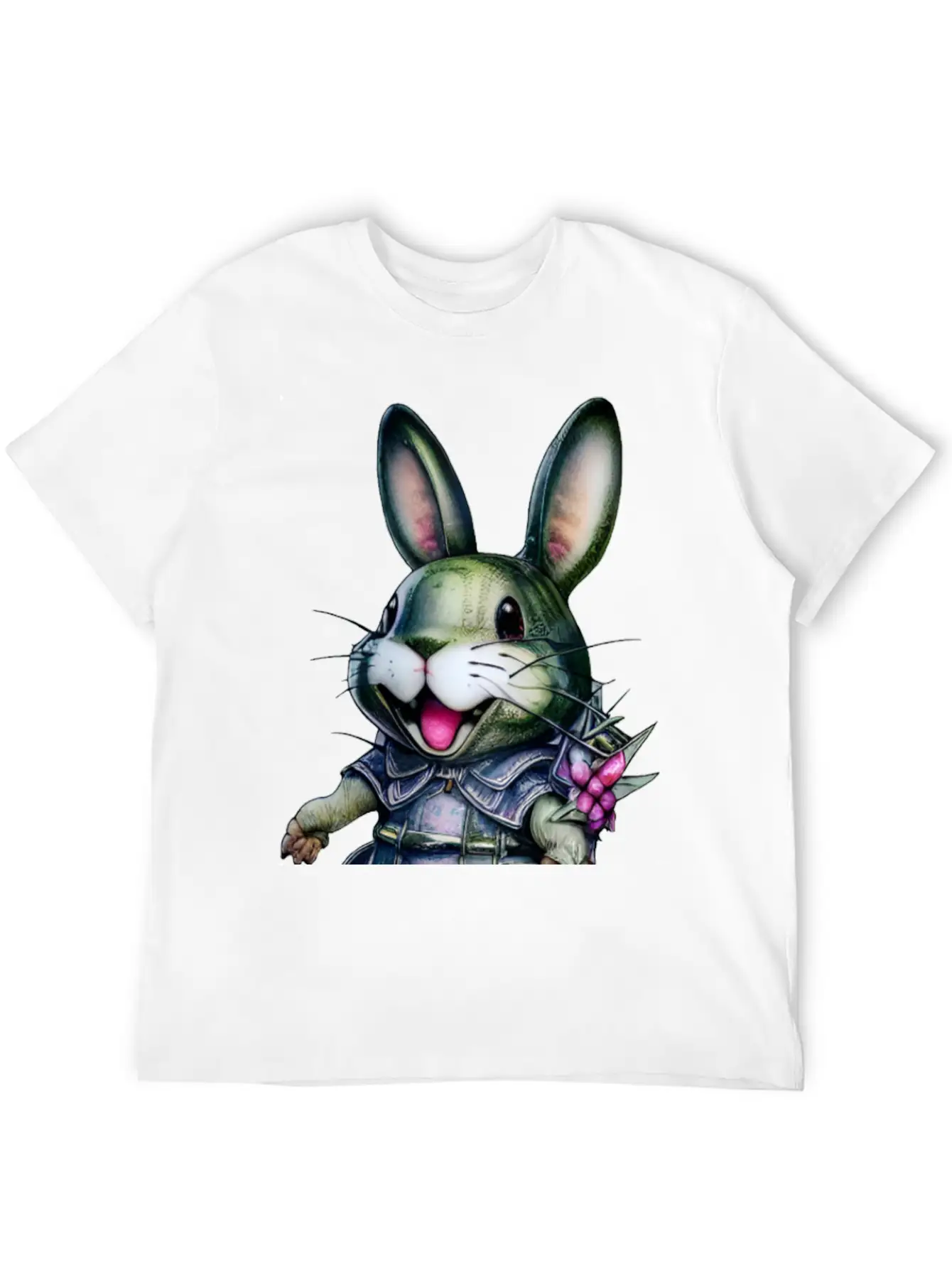 Kawaii Bunny Timeless Short Sleeve Tee – Comfy And Minimalist Design