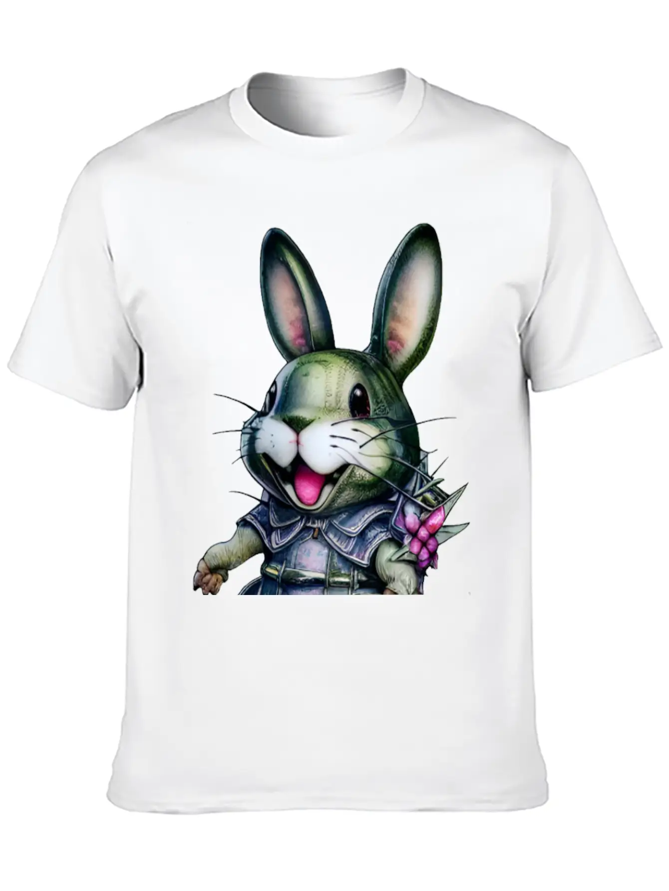 Kawaii Bunny Timeless Short Sleeve Tee – Comfy And Minimalist Design
