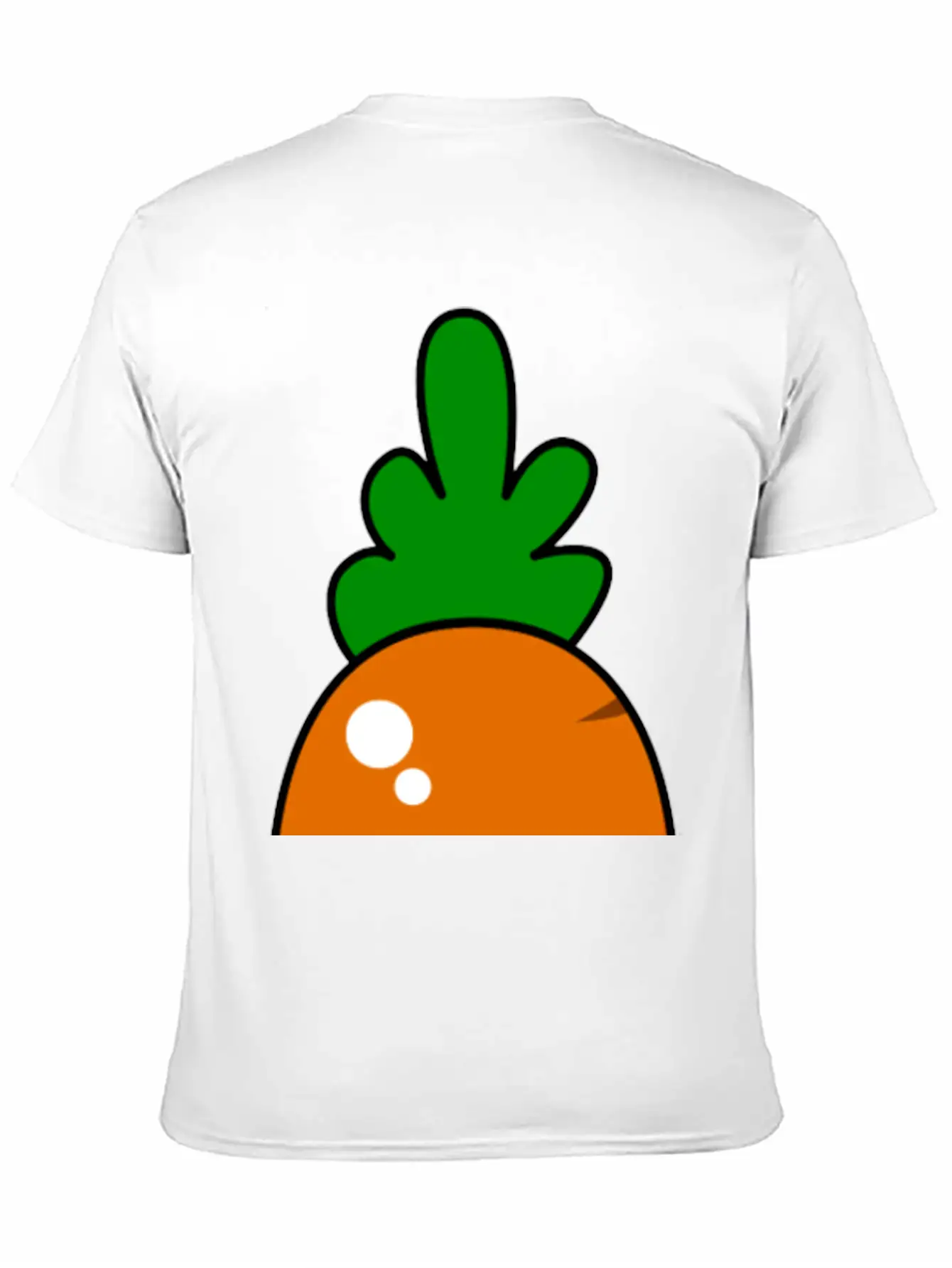 Kawaii Carrot Relaxed Everyday Tee – Lightweight And Durable Cotton