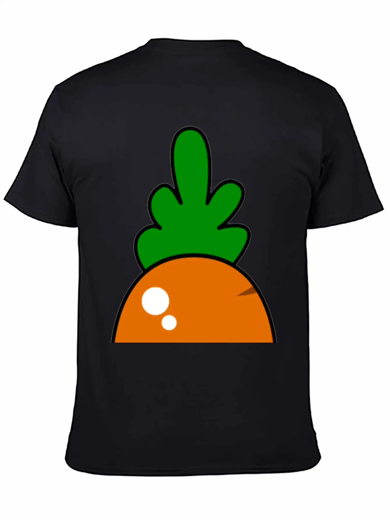 Kawaii Carrot Relaxed Everyday Tee – Lightweight And Durable Cotton