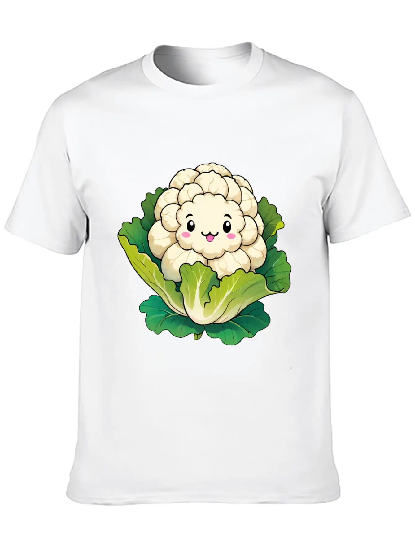 Kawaii Cauliflower Stylish Everyday T-Shirt – Unisex Basic Cotton Tee
