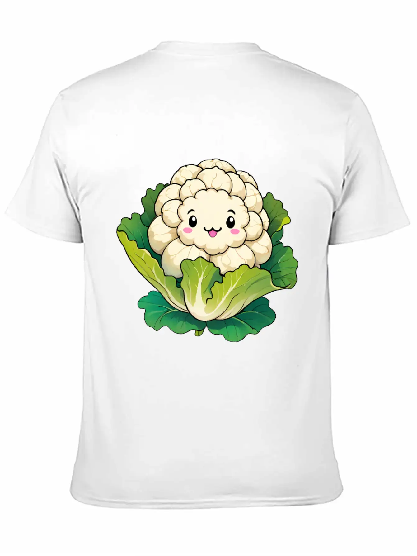 Kawaii Cauliflower Stylish Everyday T-Shirt – Unisex Basic Cotton Tee