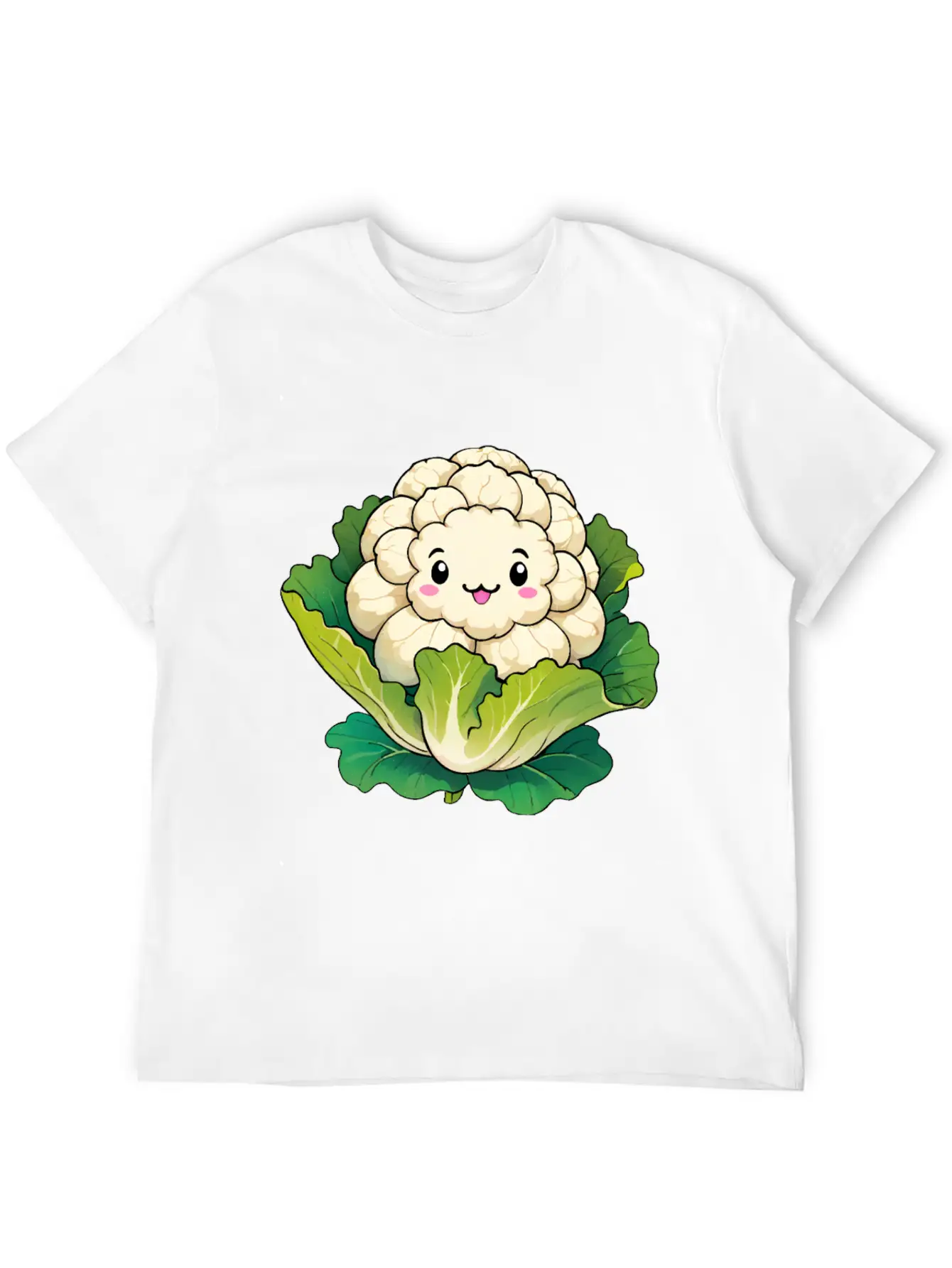 Kawaii Cauliflower Stylish Everyday T-Shirt – Unisex Basic Cotton Tee