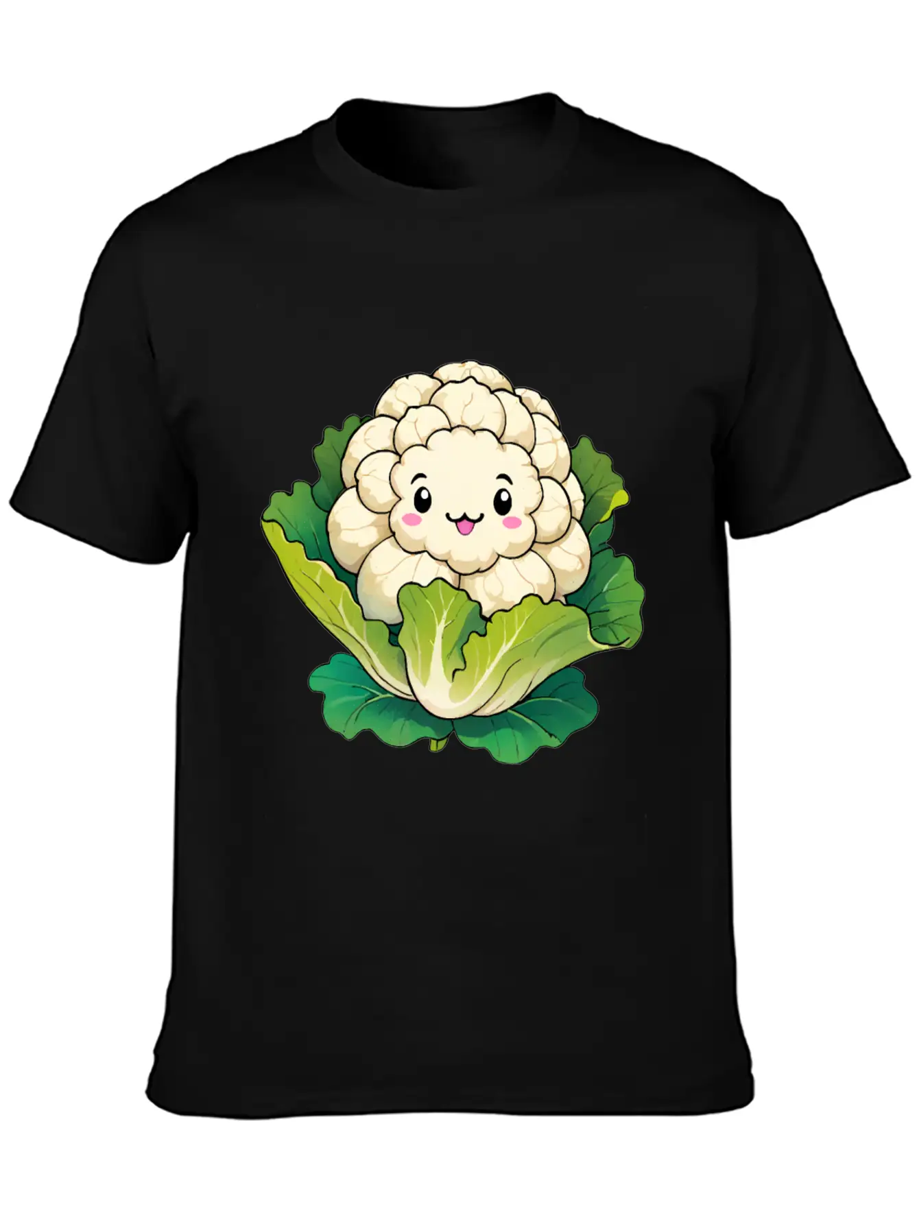Kawaii Cauliflower Stylish Everyday T-Shirt – Unisex Basic Cotton Tee