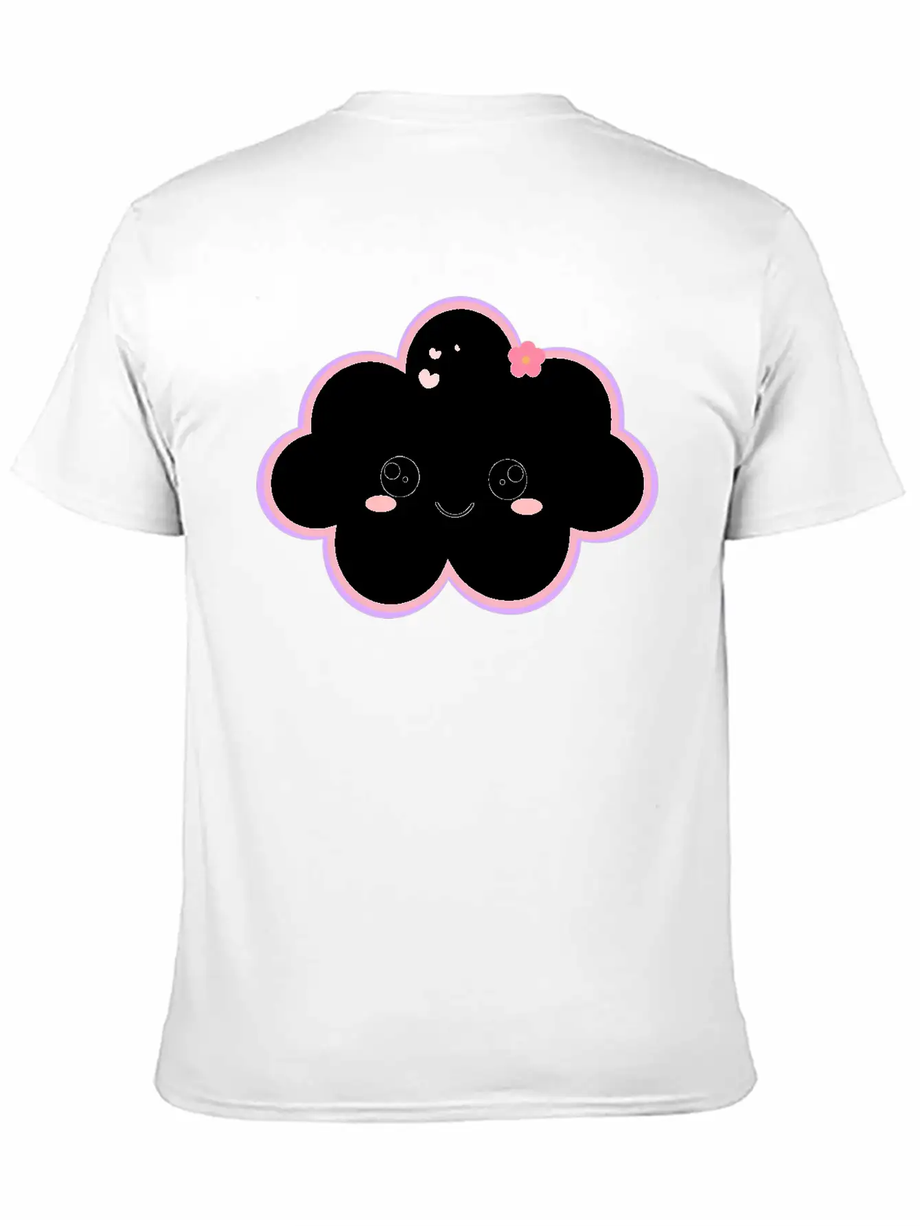 Kawaii Cloud For Cute Cloud Lovers Basic Graphic T-Shirt – Daily Comfort In Soft Cotton