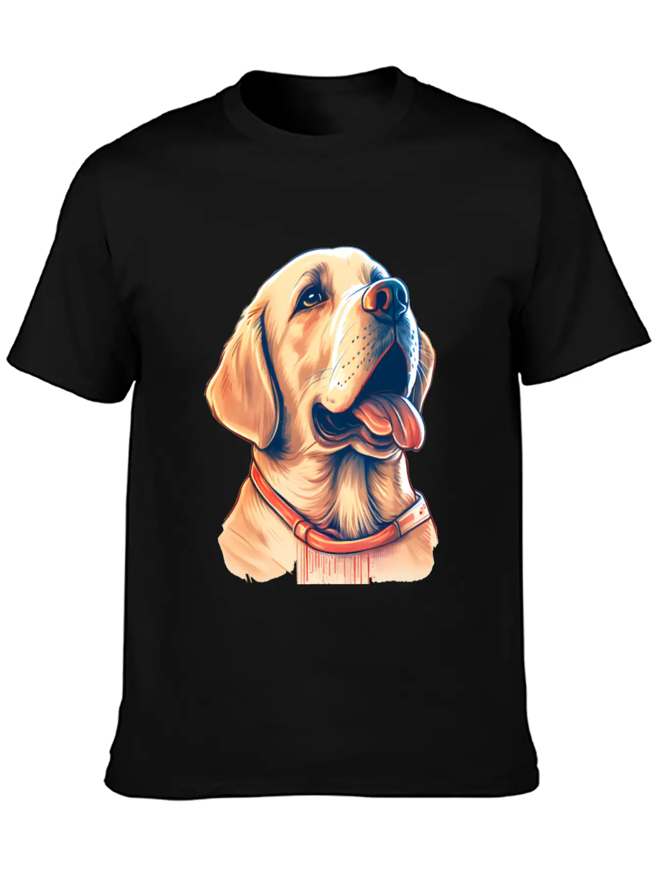 Kawaii Cute Dog For Dog Lover Unisex Short Sleeve Soft Cotton T-Shirt – Casual Everyday Wear