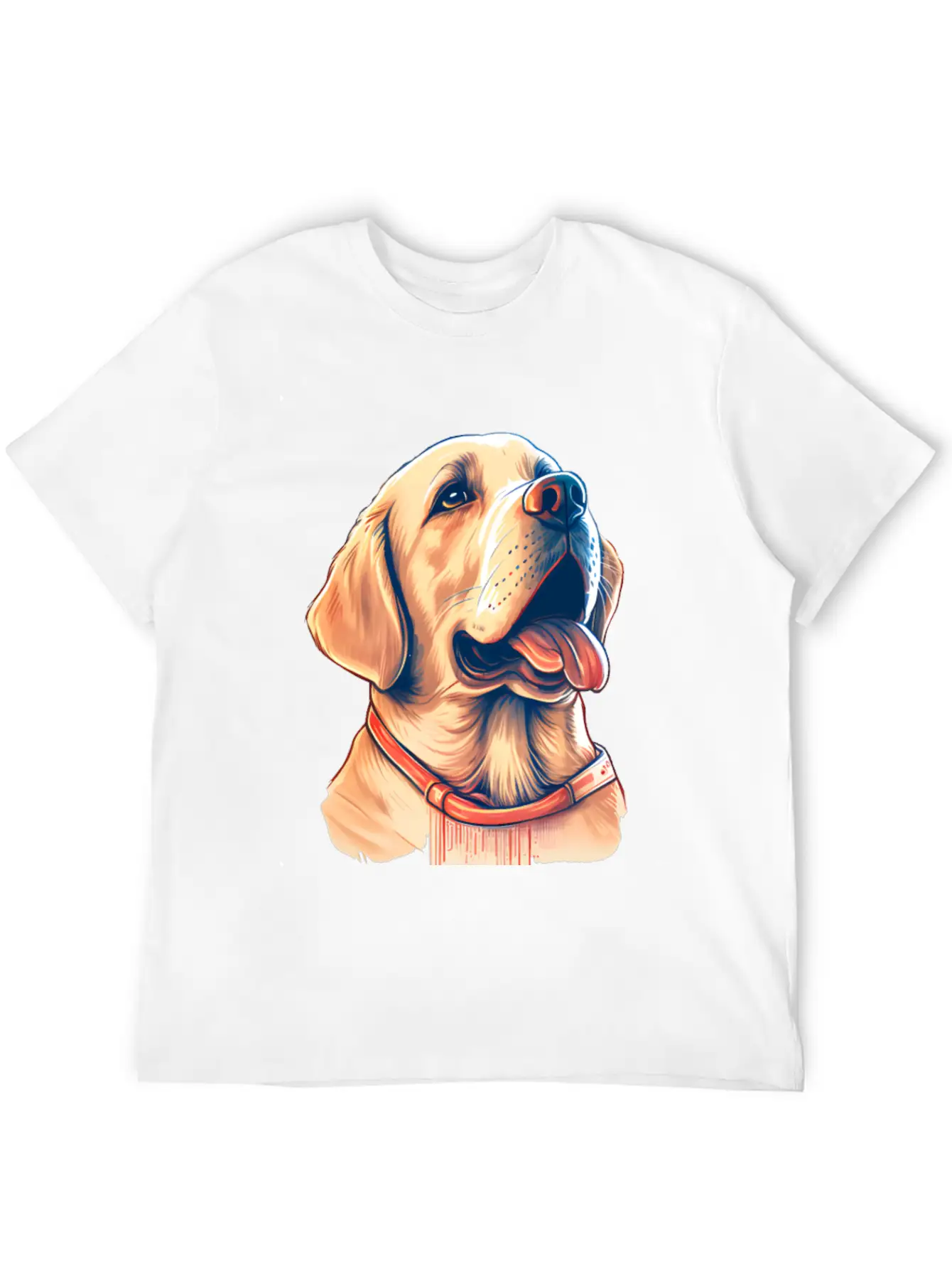 Kawaii Cute Dog For Dog Lover Unisex Short Sleeve Soft Cotton T-Shirt – Casual Everyday Wear