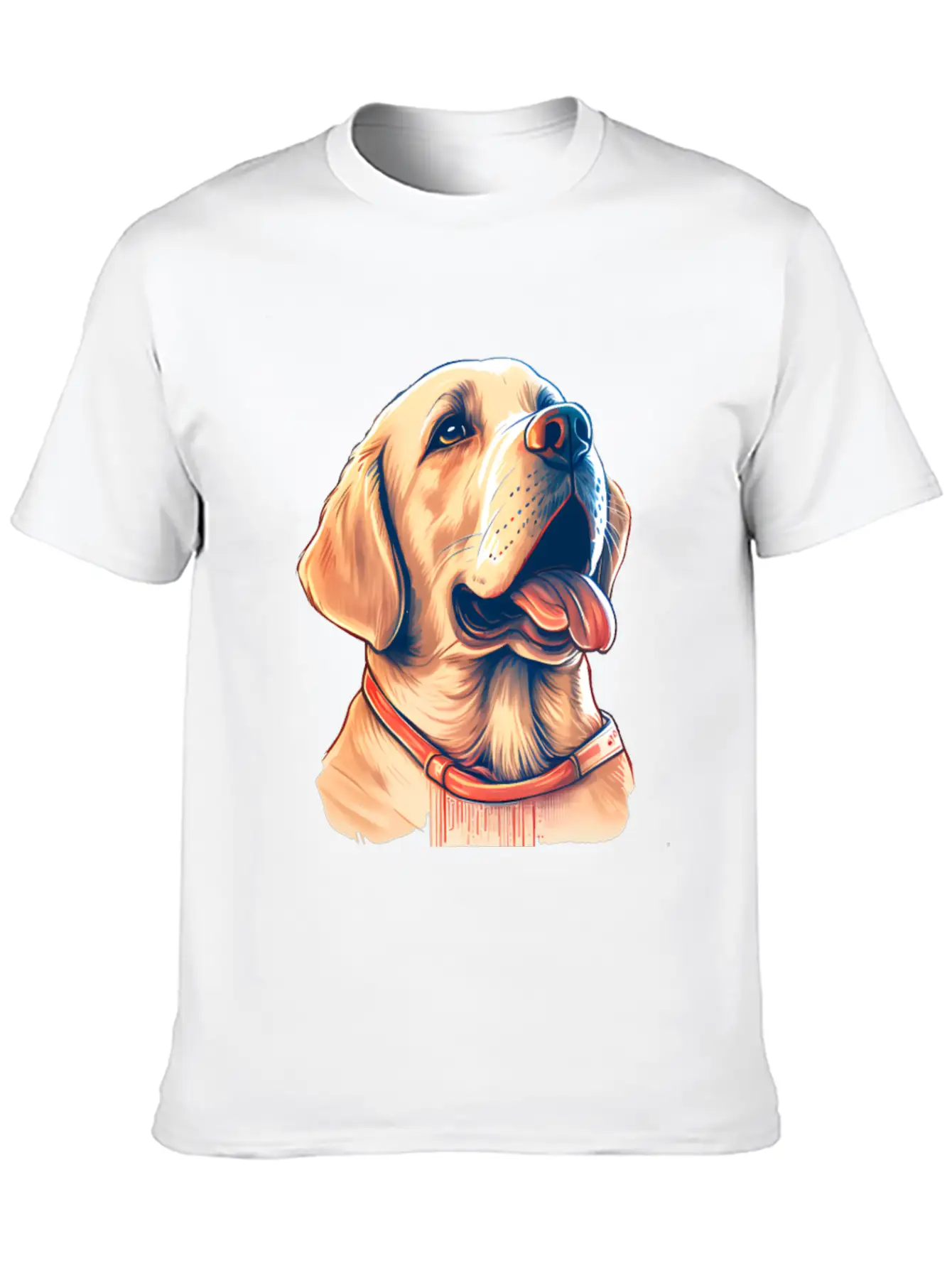 Kawaii Cute Dog For Dog Lover Unisex Short Sleeve Soft Cotton T-Shirt – Casual Everyday Wear