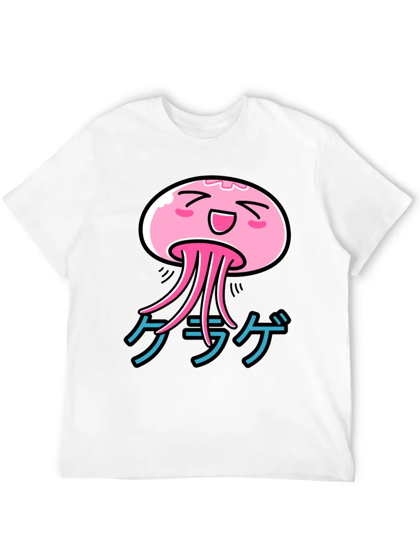 Kawaii Jellyfish Essential Unisex Summer Tee – Soft Cotton Casual Fit
