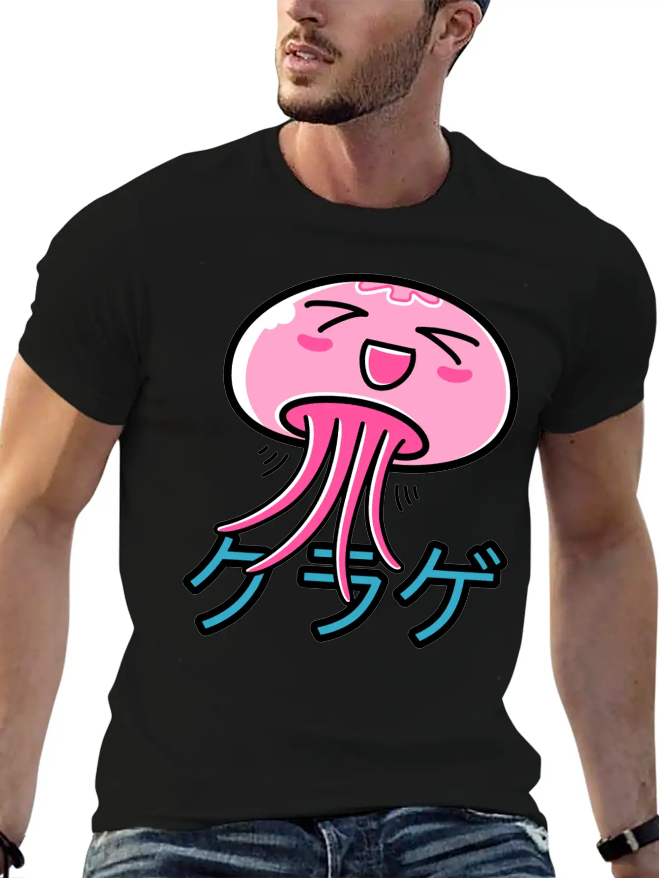 Kawaii Jellyfish Essential Unisex Summer Tee – Soft Cotton Casual Fit