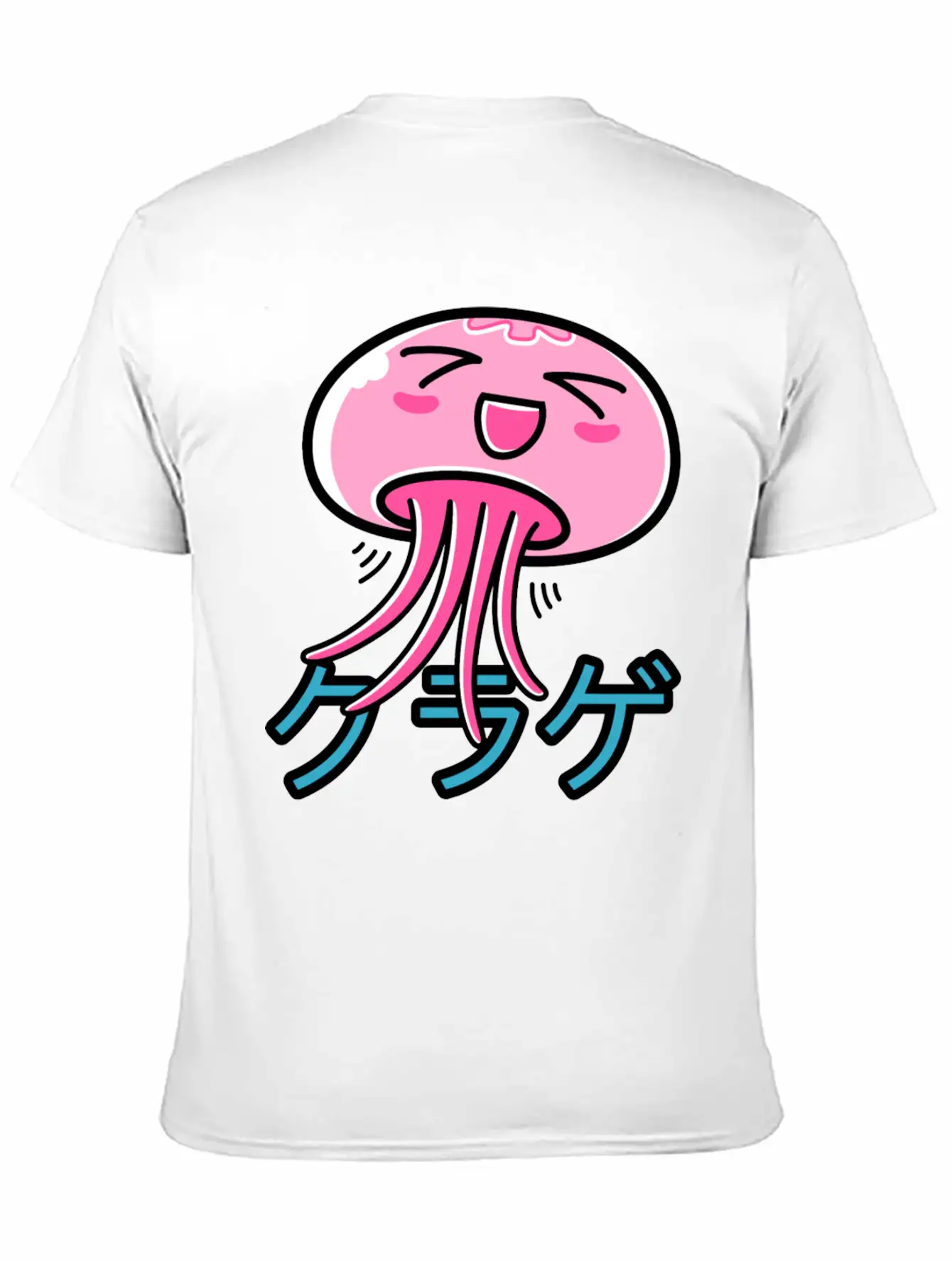 Kawaii Jellyfish Essential Unisex Summer Tee – Soft Cotton Casual Fit