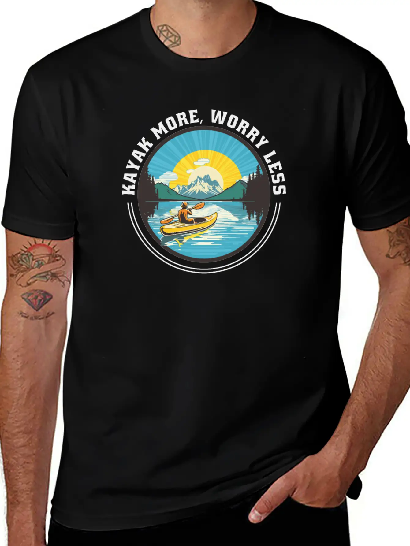 Kayaks Kayaker More-paddle Canoes-Boating Kayaking Comfortable Minimalist Graphic Tee – Summer Style Essential