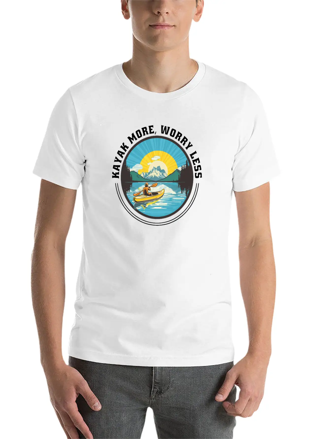 Kayaks Kayaker More-paddle Canoes-Boating Kayaking Comfortable Minimalist Graphic Tee – Summer Style Essential