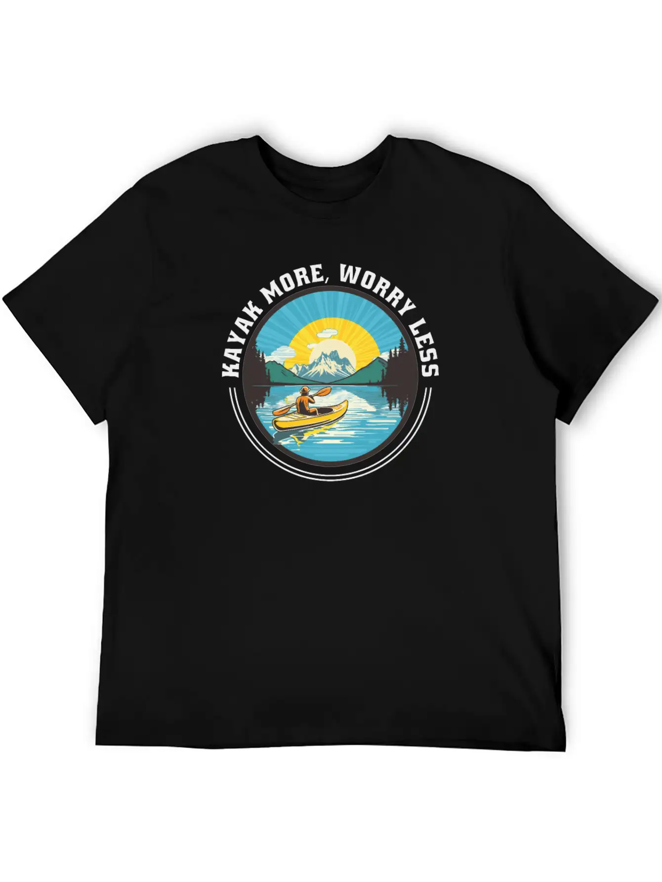 Kayaks Kayaker More-paddle Canoes-Boating Kayaking Comfortable Minimalist Graphic Tee – Summer Style Essential