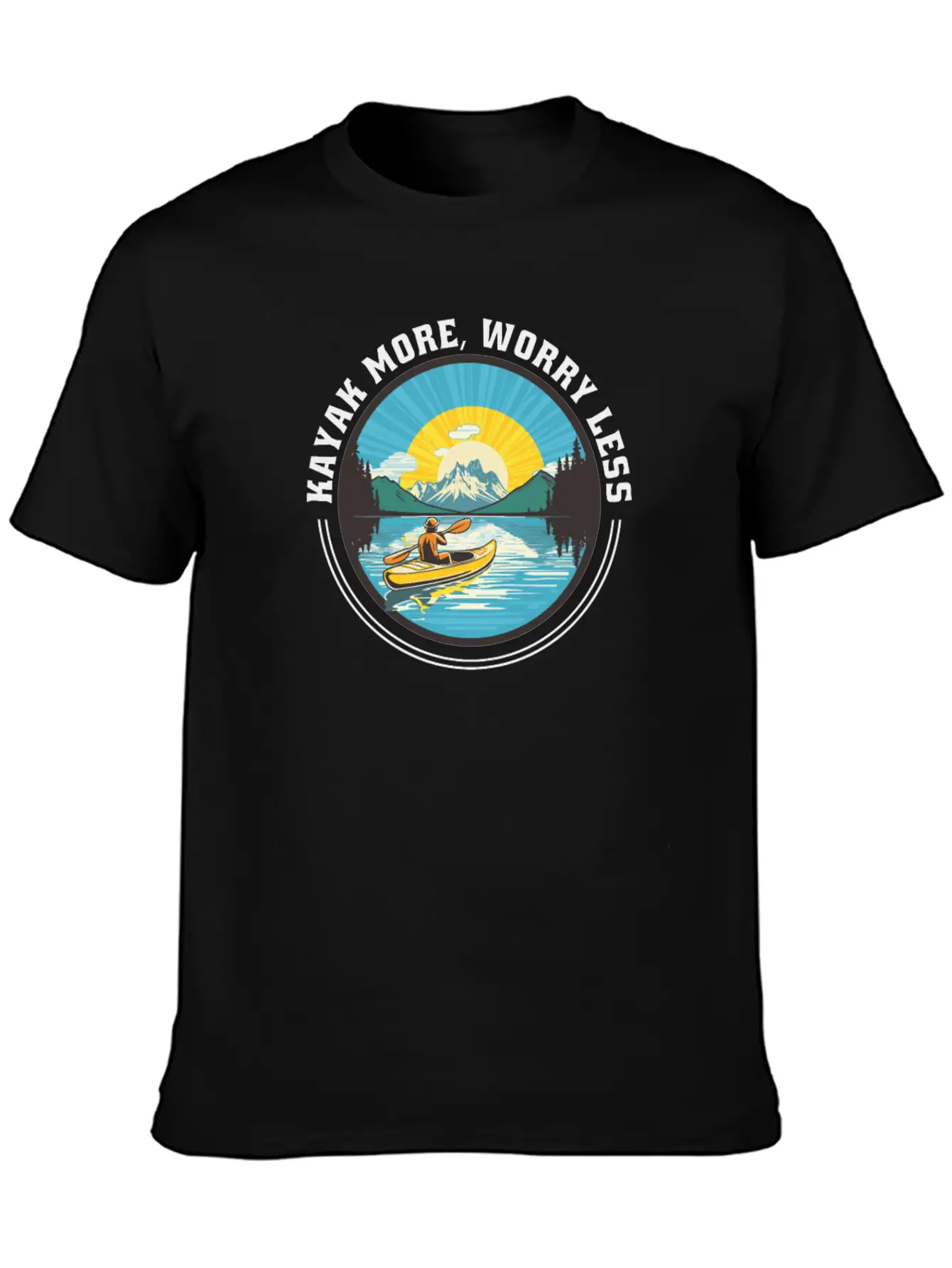 Kayaks Kayaker More-paddle Canoes-Boating Kayaking Comfortable Minimalist Graphic Tee – Summer Style Essential