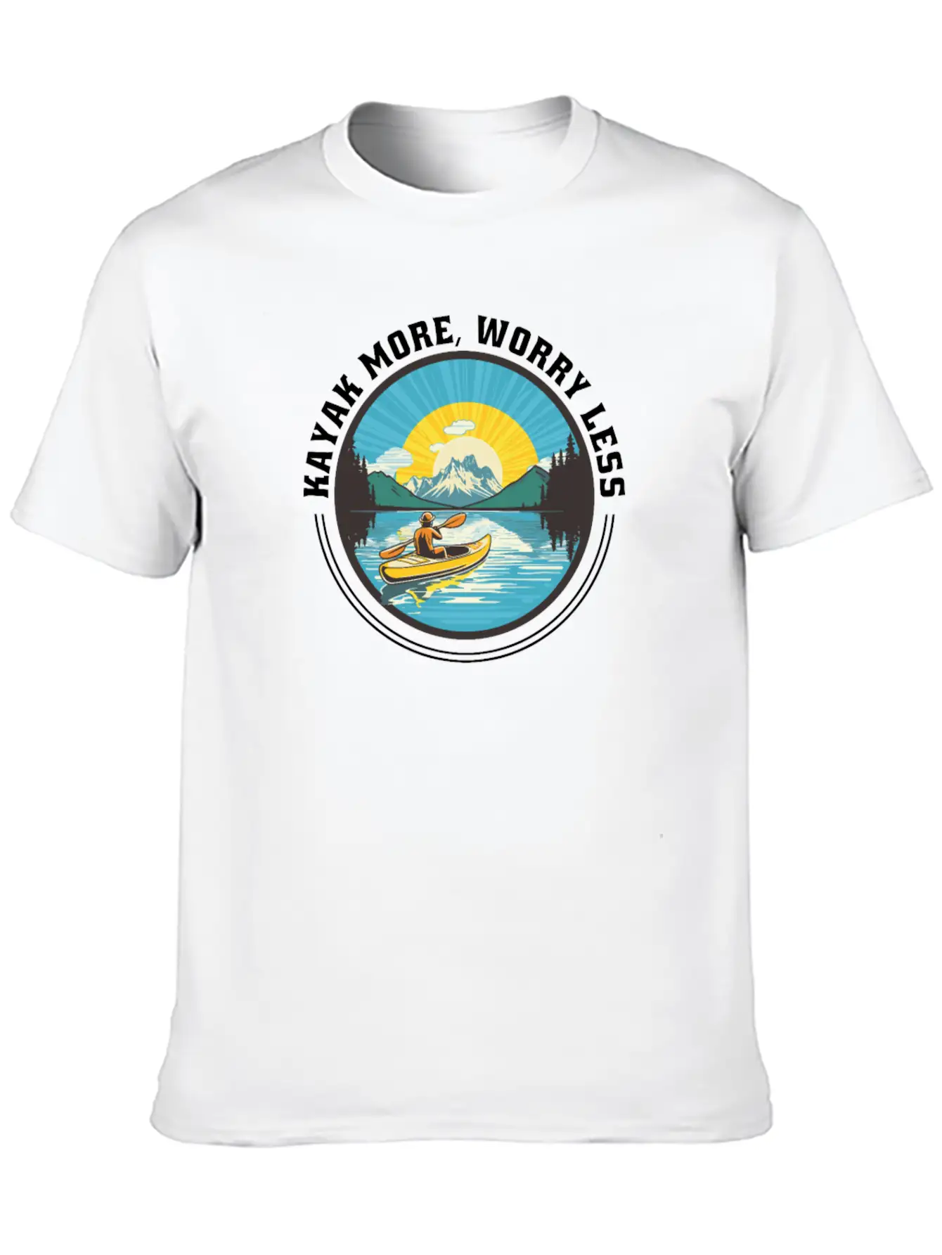 Kayaks Kayaker More-paddle Canoes-Boating Kayaking Comfortable Minimalist Graphic Tee – Summer Style Essential
