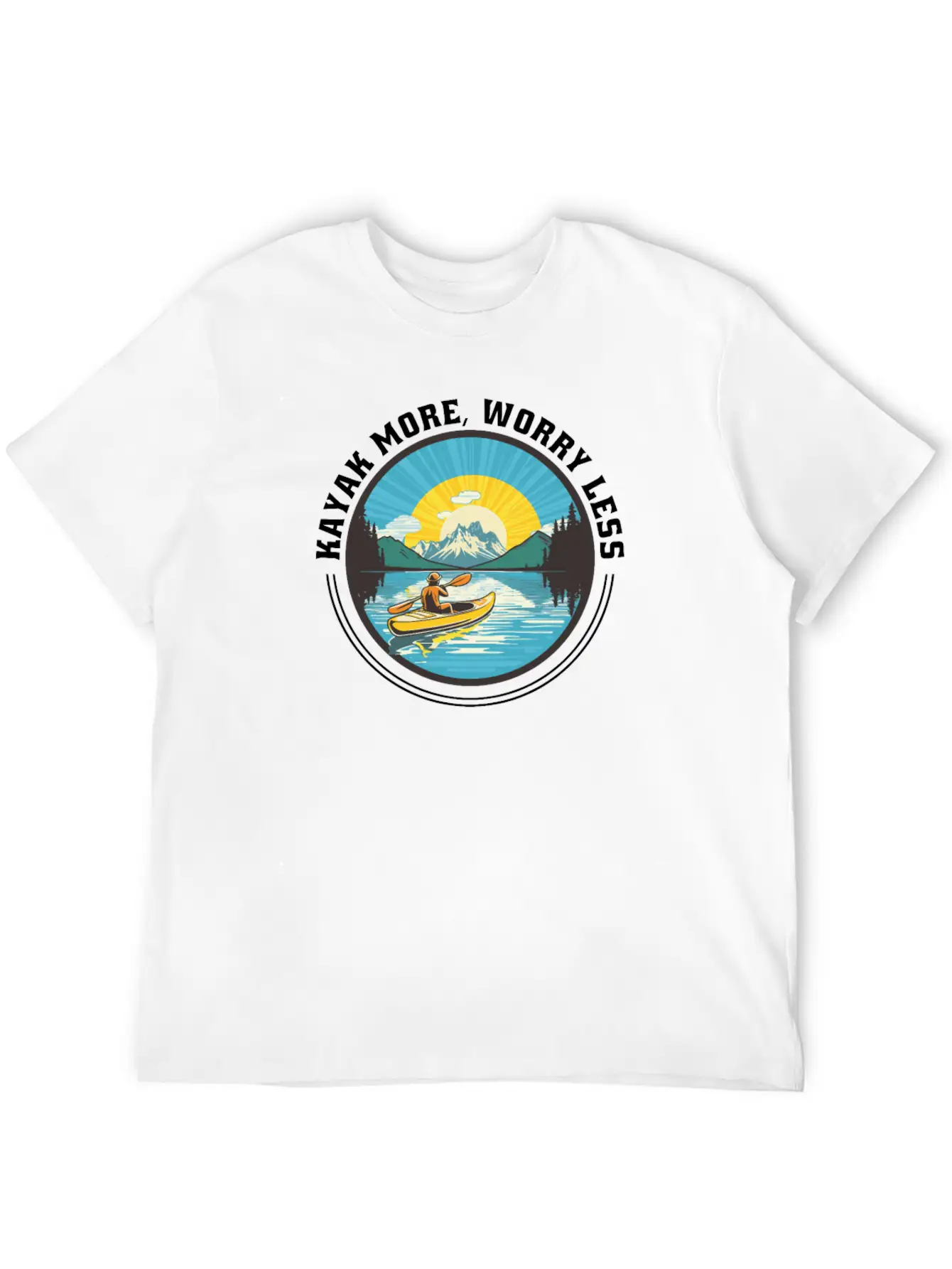Kayaks Kayaker More-paddle Canoes-Boating Kayaking Comfortable Minimalist Graphic Tee – Summer Style Essential