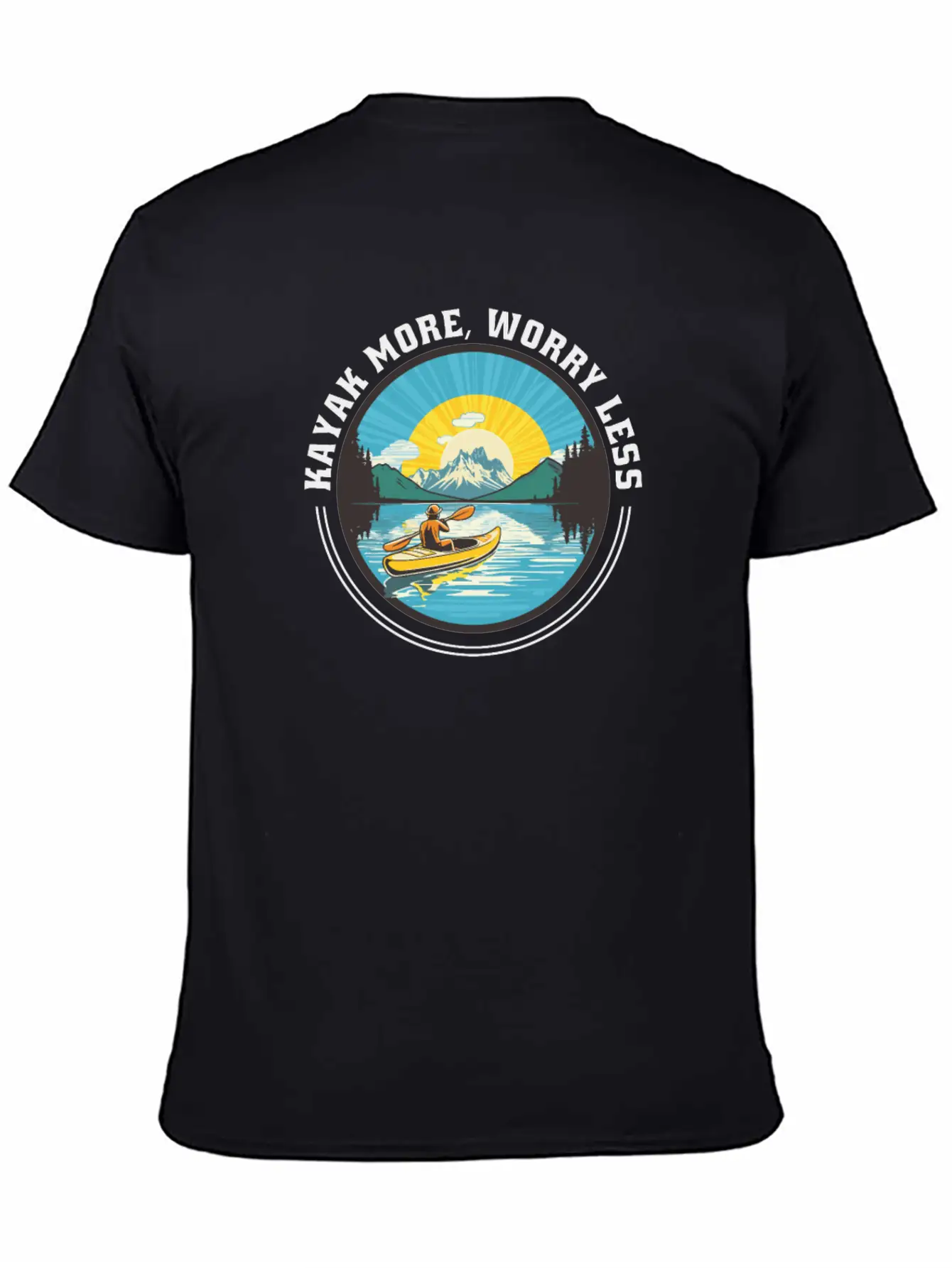 Kayaks Kayaker More-paddle Canoes-Boating Kayaking Comfortable Minimalist Graphic Tee – Summer Style Essential