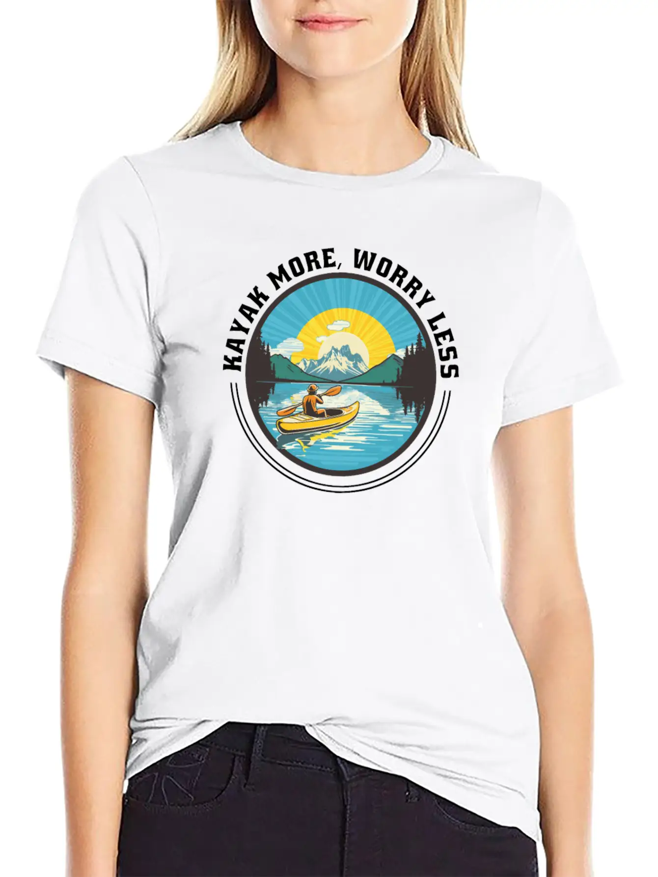Kayaks Kayaker More-paddle Canoes-Boating Kayaking Comfortable Minimalist Graphic Tee – Summer Style Essential