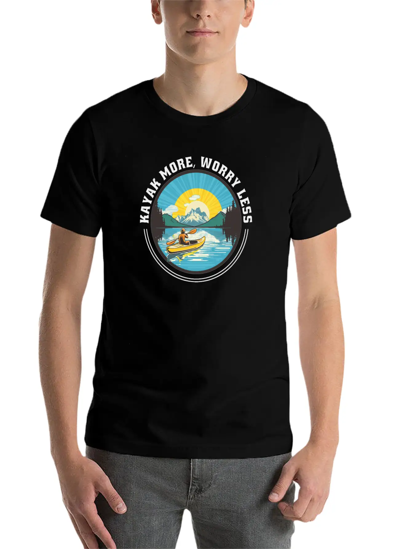 Kayaks Kayaker More-paddle Canoes-Boating Kayaking Comfortable Minimalist Graphic Tee – Summer Style Essential
