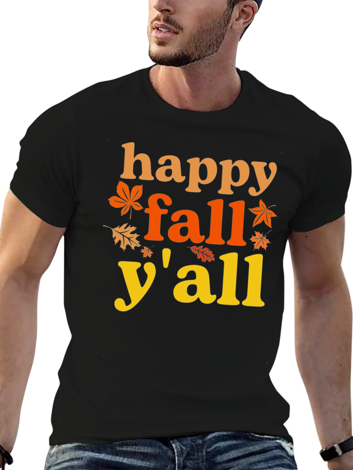 Happy Fall Yall T-Shirt - Autumn Themed