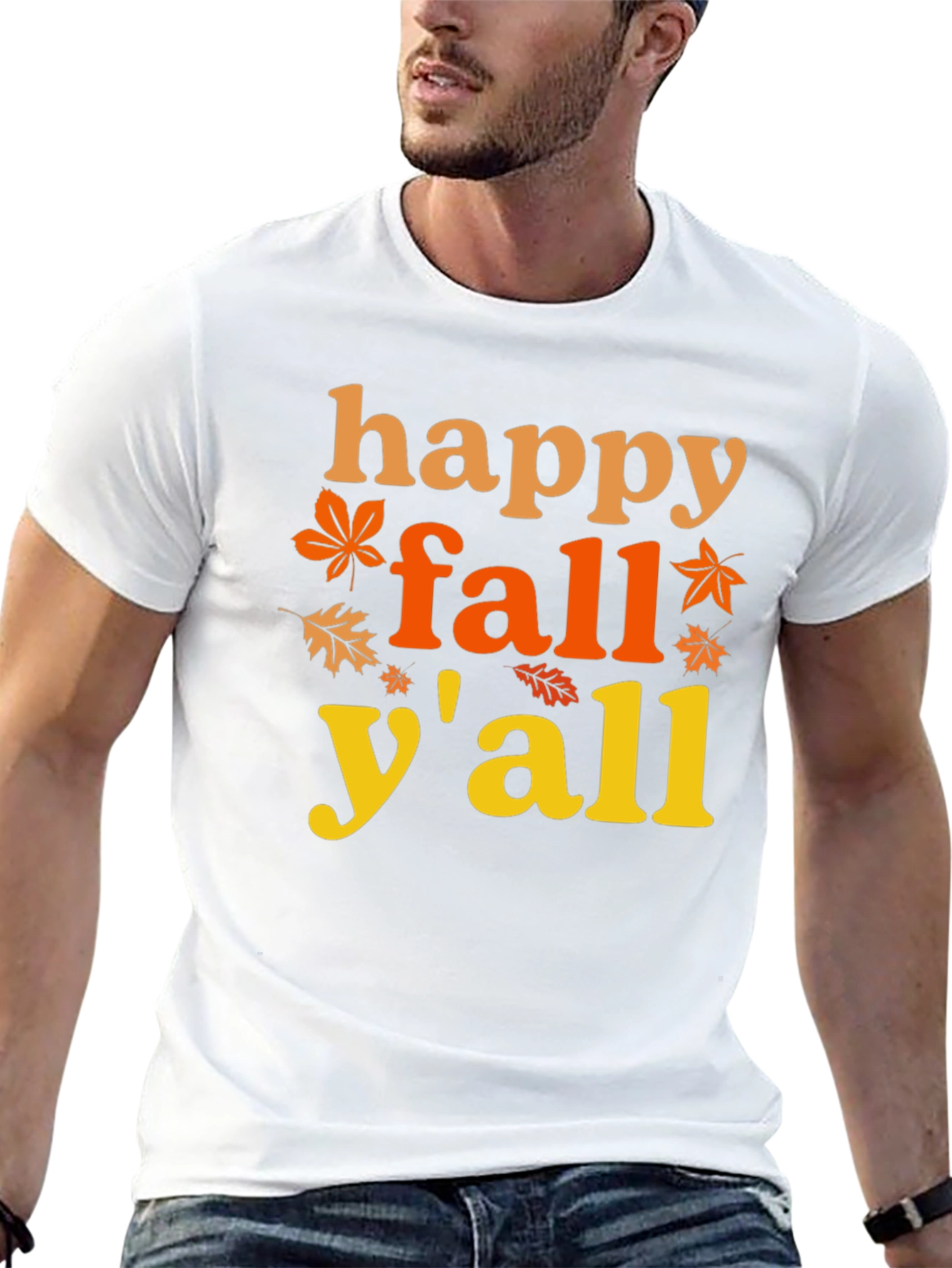 Happy Fall Yall T-Shirt - Autumn Themed