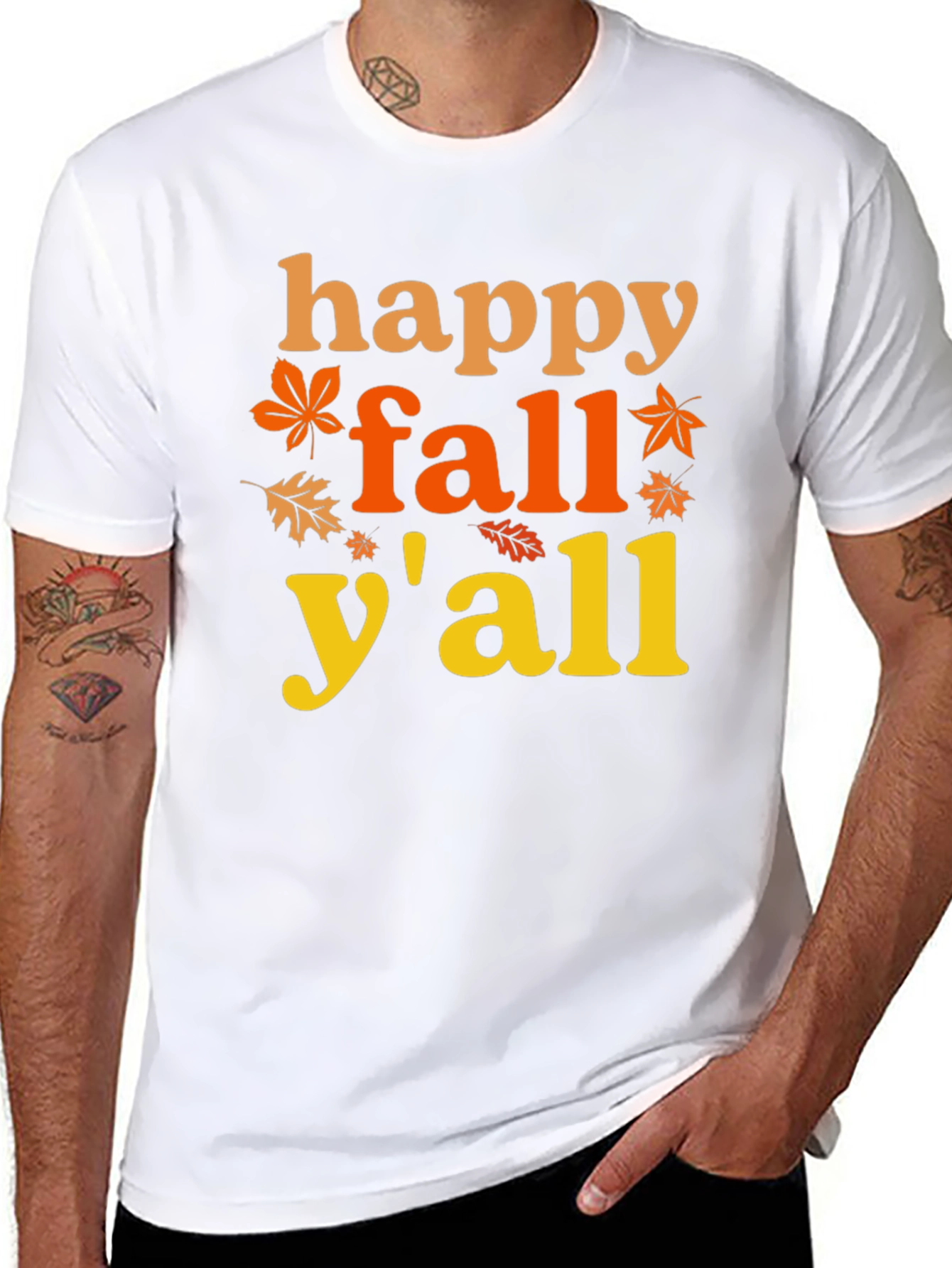 Happy Fall Yall T-Shirt - Autumn Themed