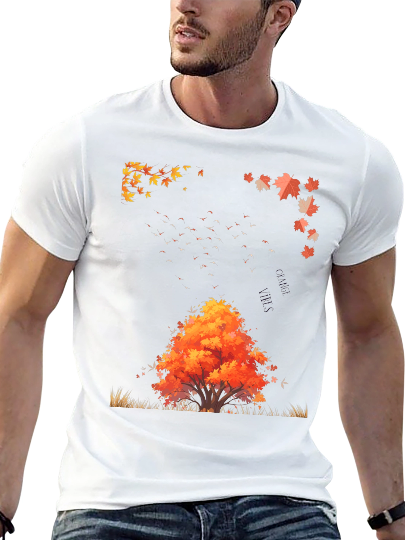 Autumn Tree Graphic Tee - Stylish Fall Fashion