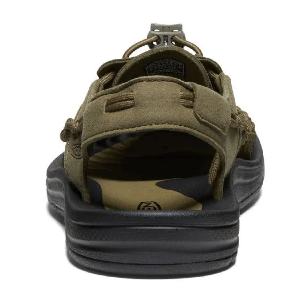 Keen Men's Uneek in Dark Olive/Black