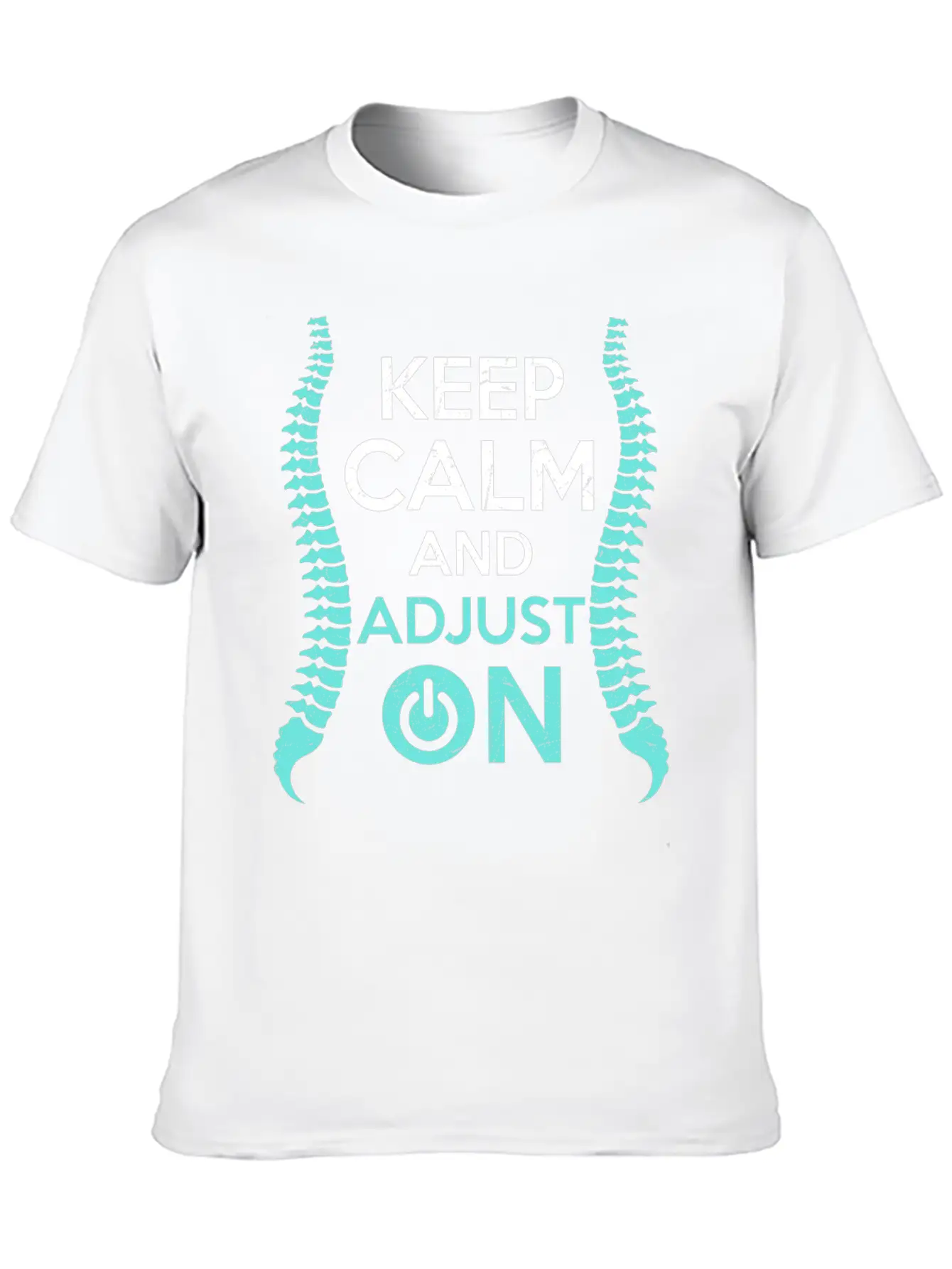 Keep Calm And Adjust On Chiropractor Chiropractic Unisex Casual T-Shirt – Clean Design For Daily Comfort