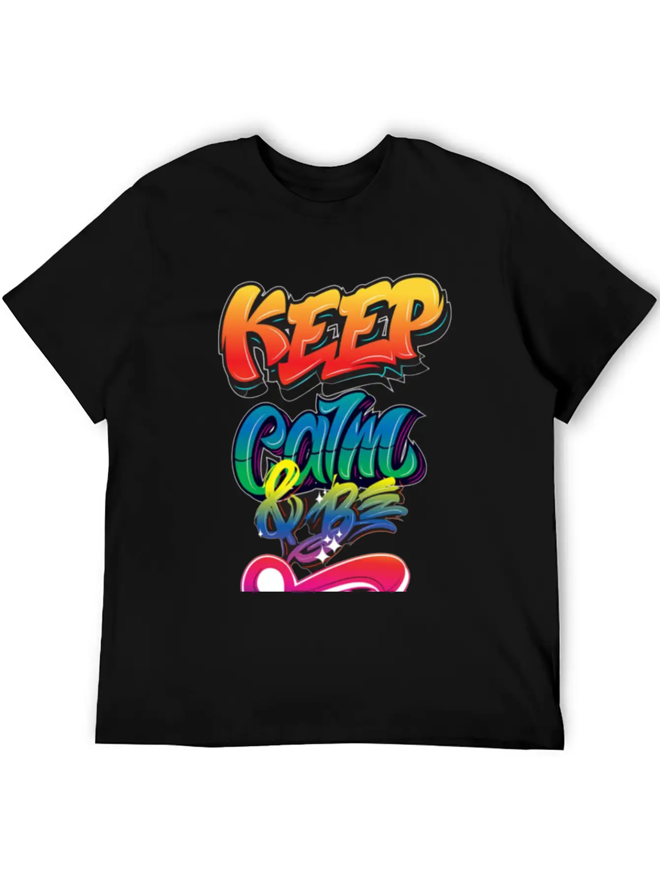 Keep Calm And Be Free Essential Unisex Summer Tee – Soft Cotton Casual Fit