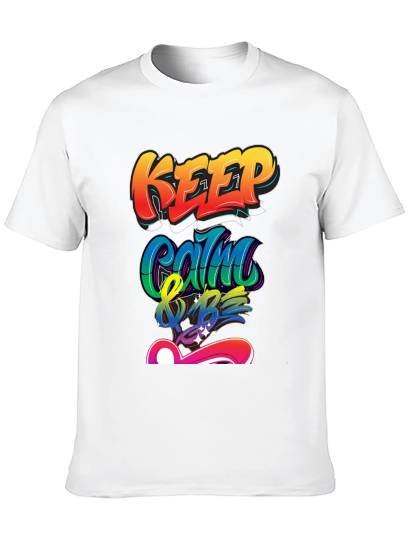 Keep Calm And Be Free Essential Unisex Summer Tee – Soft Cotton Casual Fit