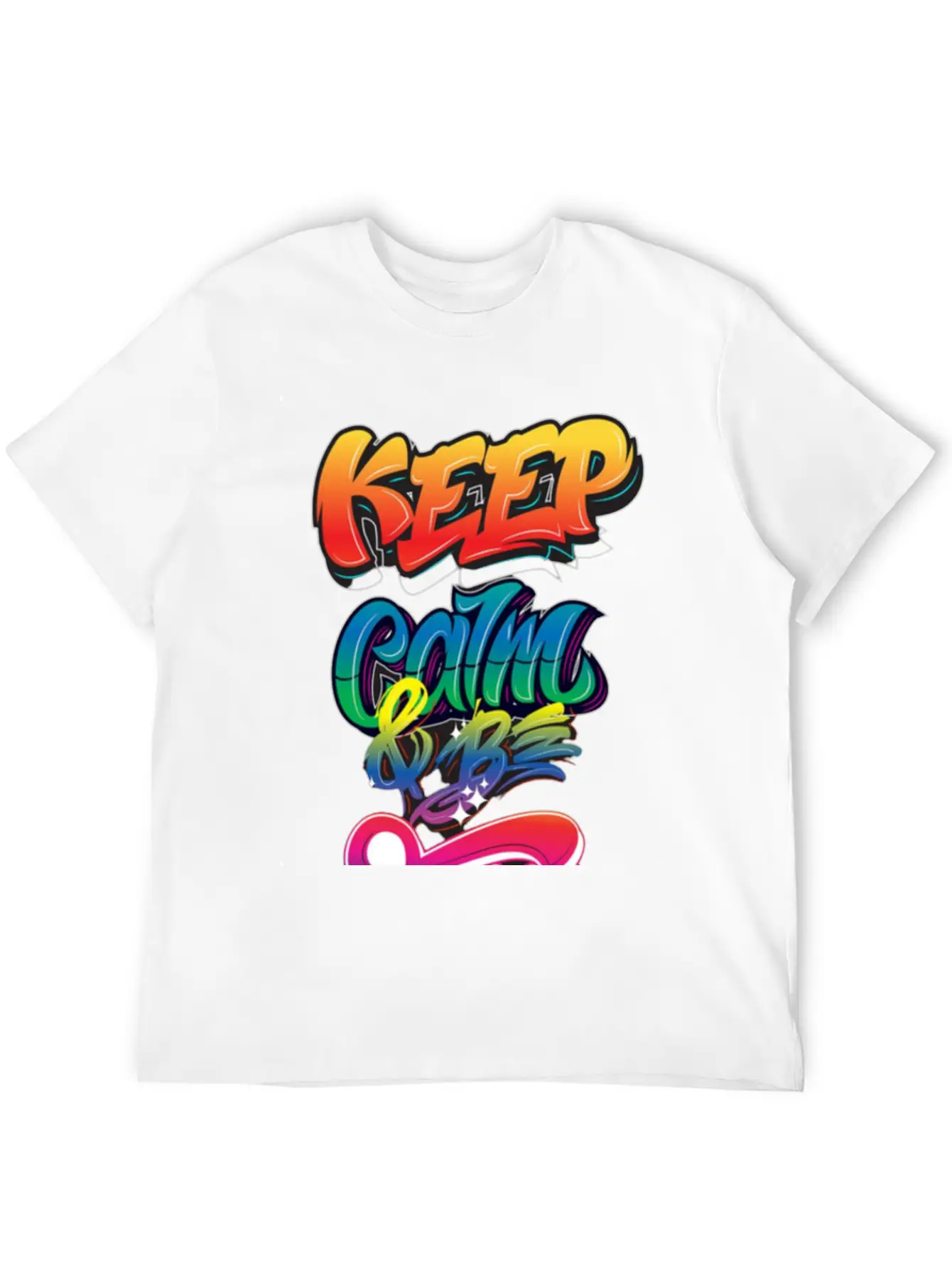 Keep Calm And Be Free Essential Unisex Summer Tee – Soft Cotton Casual Fit