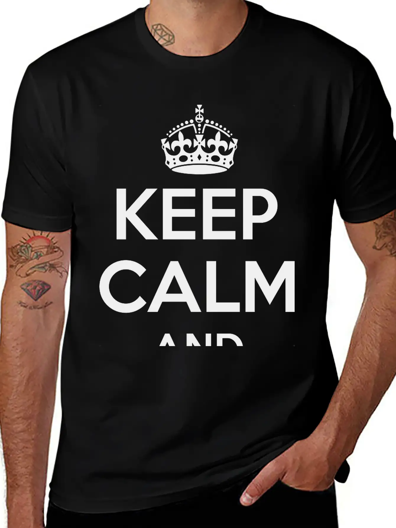 Keep Calm And ... Comfortable Minimalist Graphic Tee – Summer Style Essential