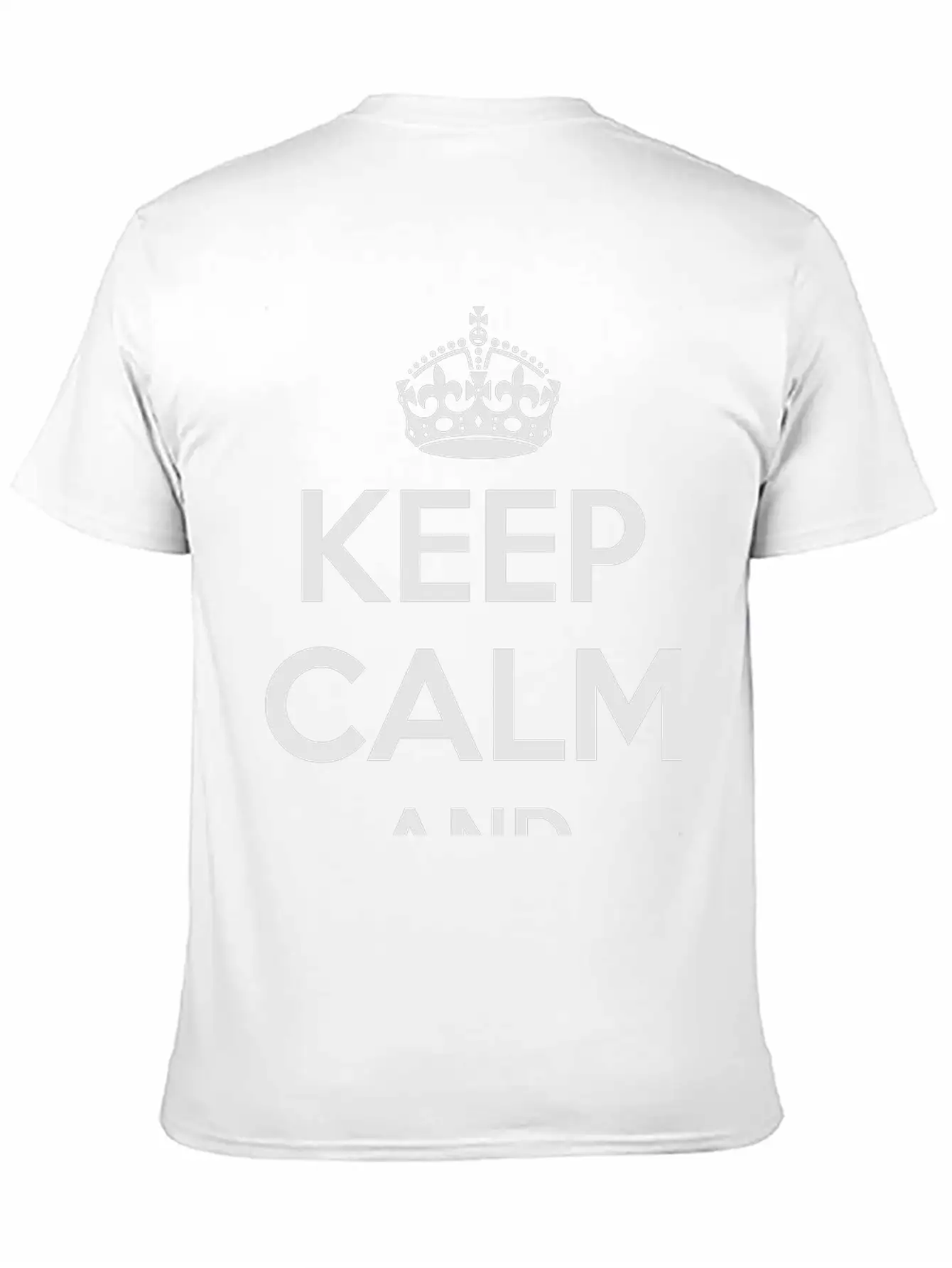 Keep Calm And ... Comfortable Minimalist Graphic Tee – Summer Style Essential