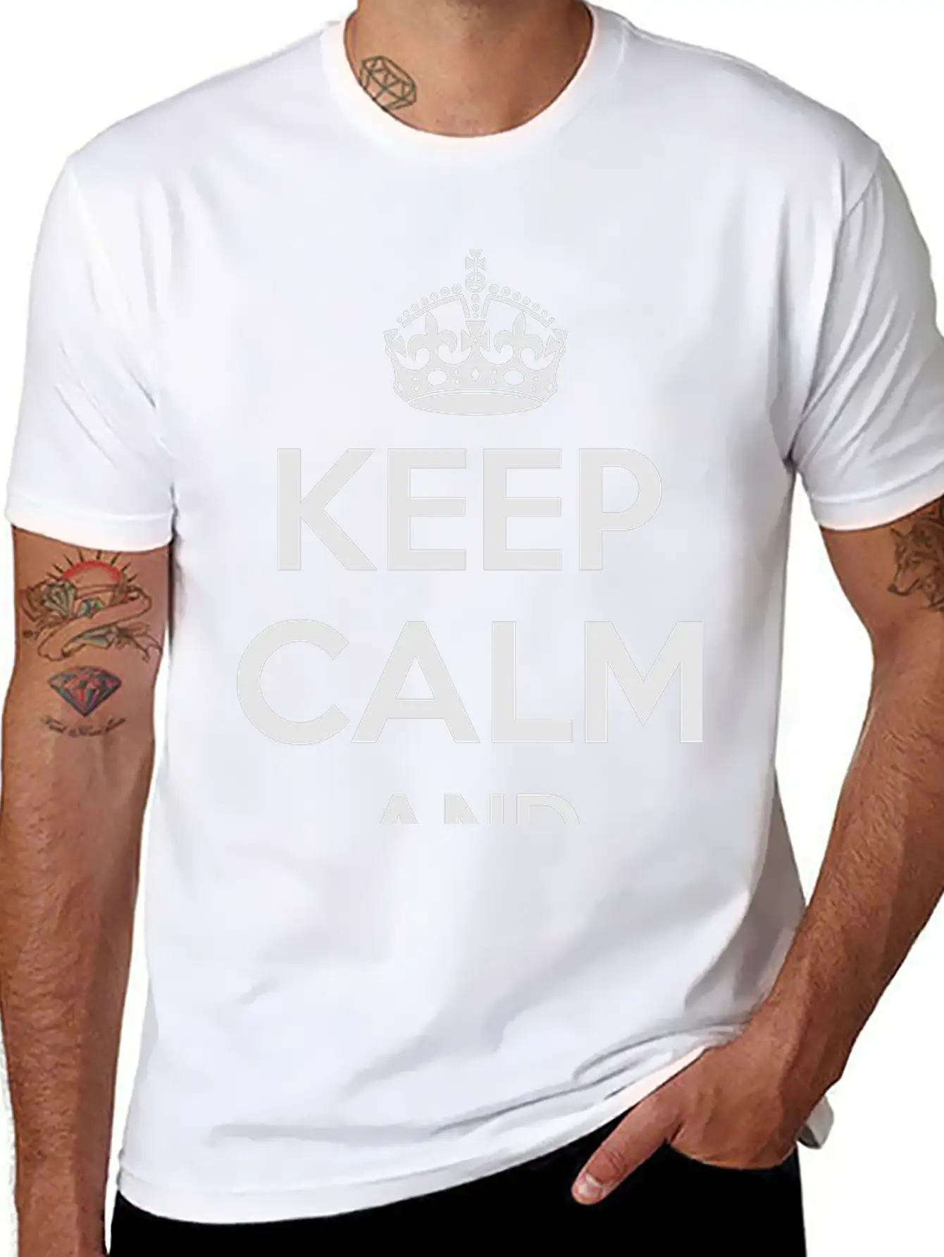 Keep Calm And ... Comfortable Minimalist Graphic Tee – Summer Style Essential