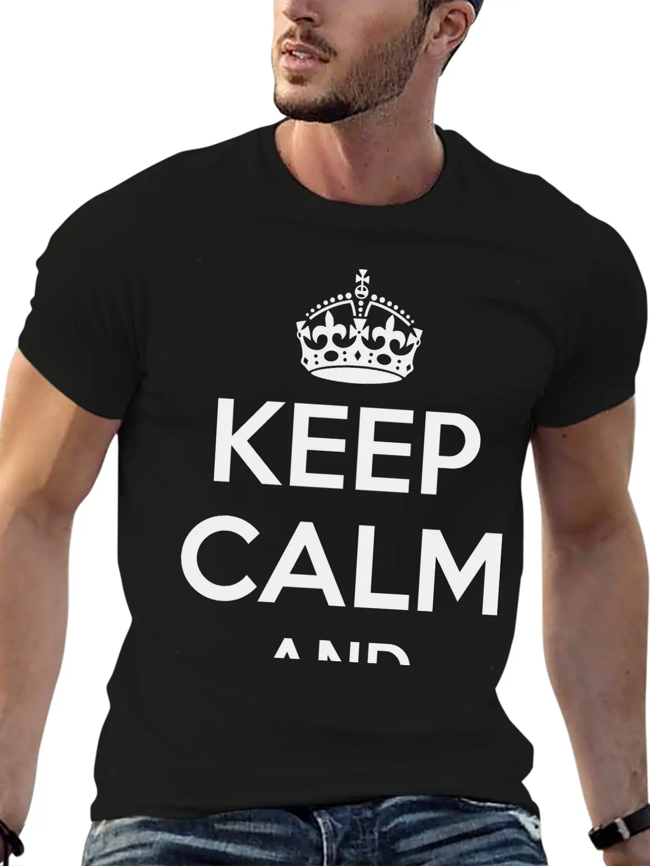 Keep Calm And ... Comfortable Minimalist Graphic Tee – Summer Style Essential