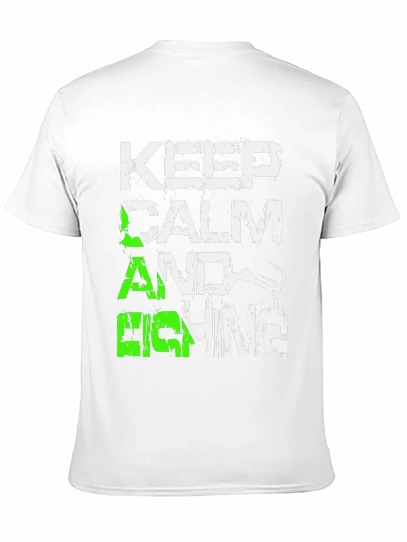 Keep Calm And Fishing Basic Graphic T-Shirt – Daily Comfort In Soft Cotton