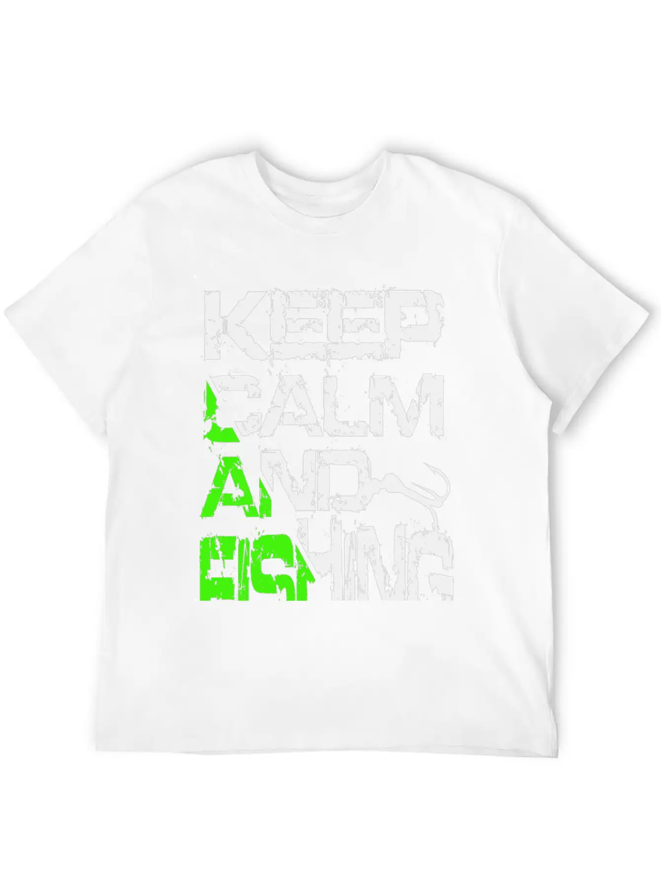 Keep Calm And Fishing Basic Graphic T-Shirt – Daily Comfort In Soft Cotton