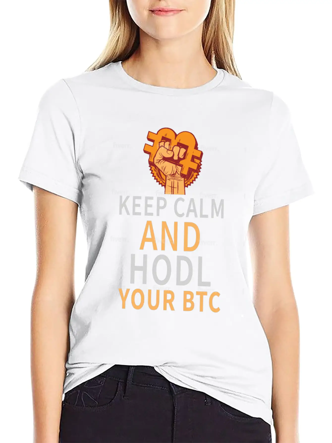 Keep Calm And HODL Your Bitcoin Essential Unisex Summer Tee – Soft Cotton Casual Fit
