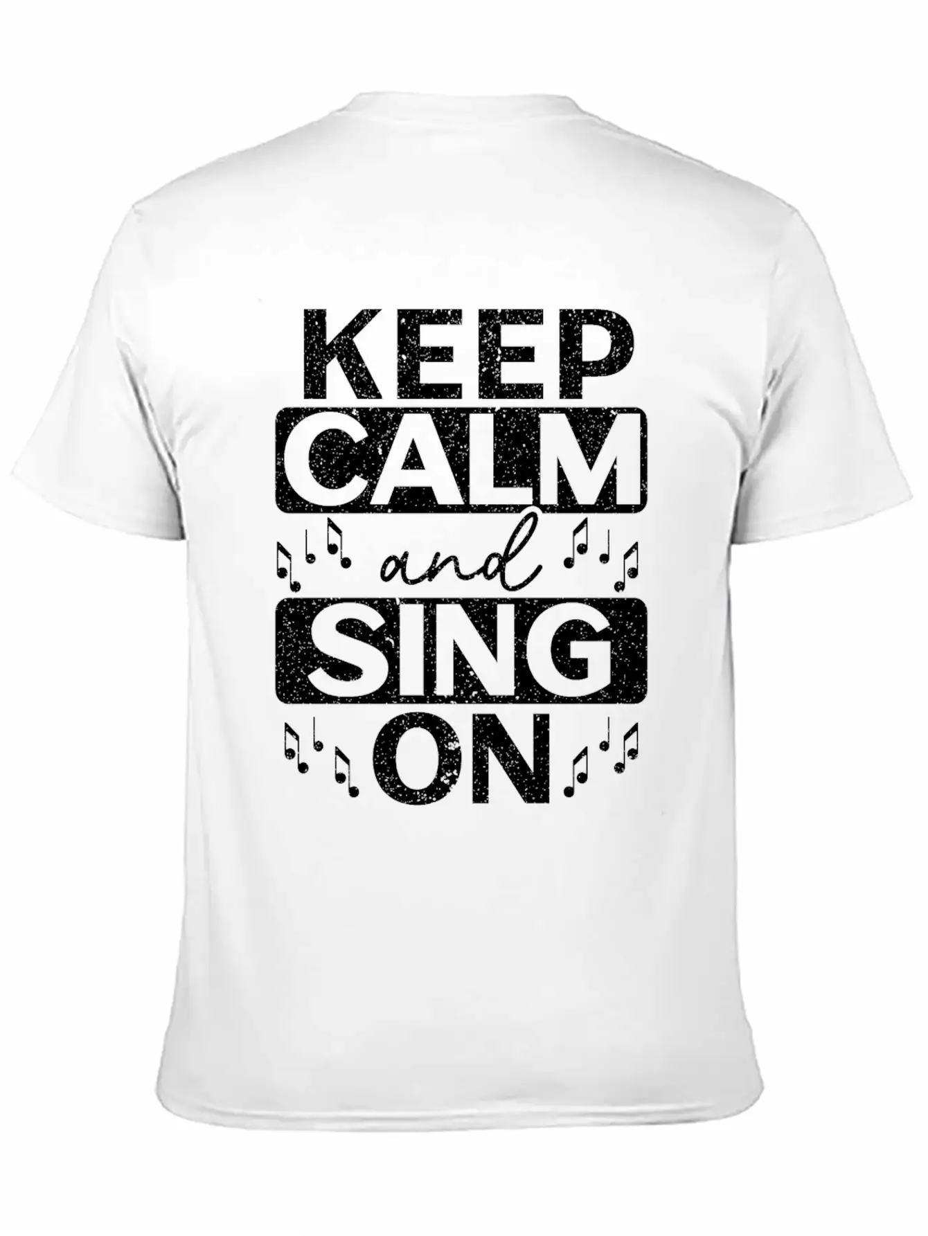Keep Calm And Sing On Singer Music Karaoke Comfortable Minimalist Graphic Tee – Summer Style Essential