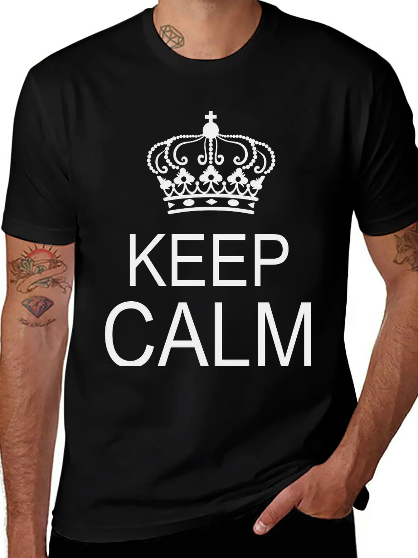 Keep Calm And Timeless Short Sleeve Tee – Comfy And Minimalist Design