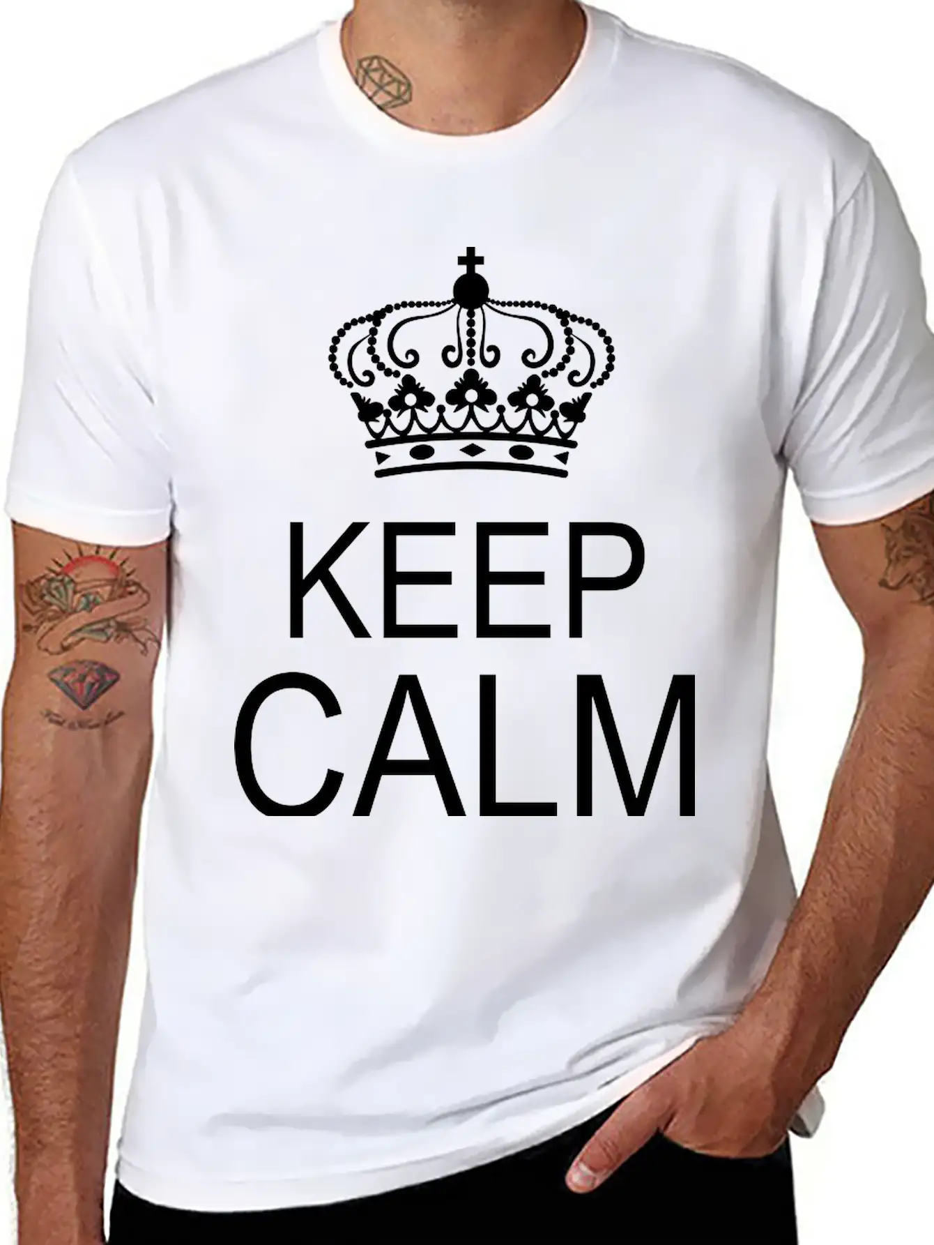 Keep Calm And Timeless Short Sleeve Tee – Comfy And Minimalist Design