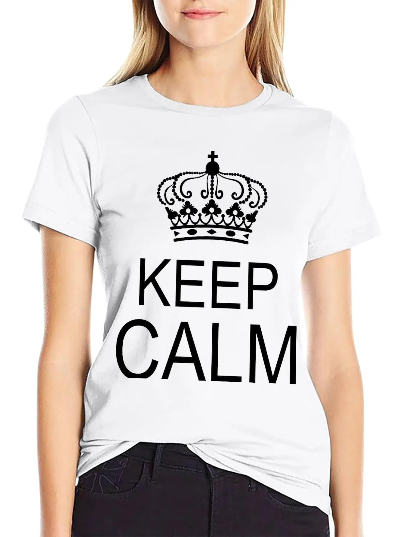 Keep Calm And Timeless Short Sleeve Tee – Comfy And Minimalist Design