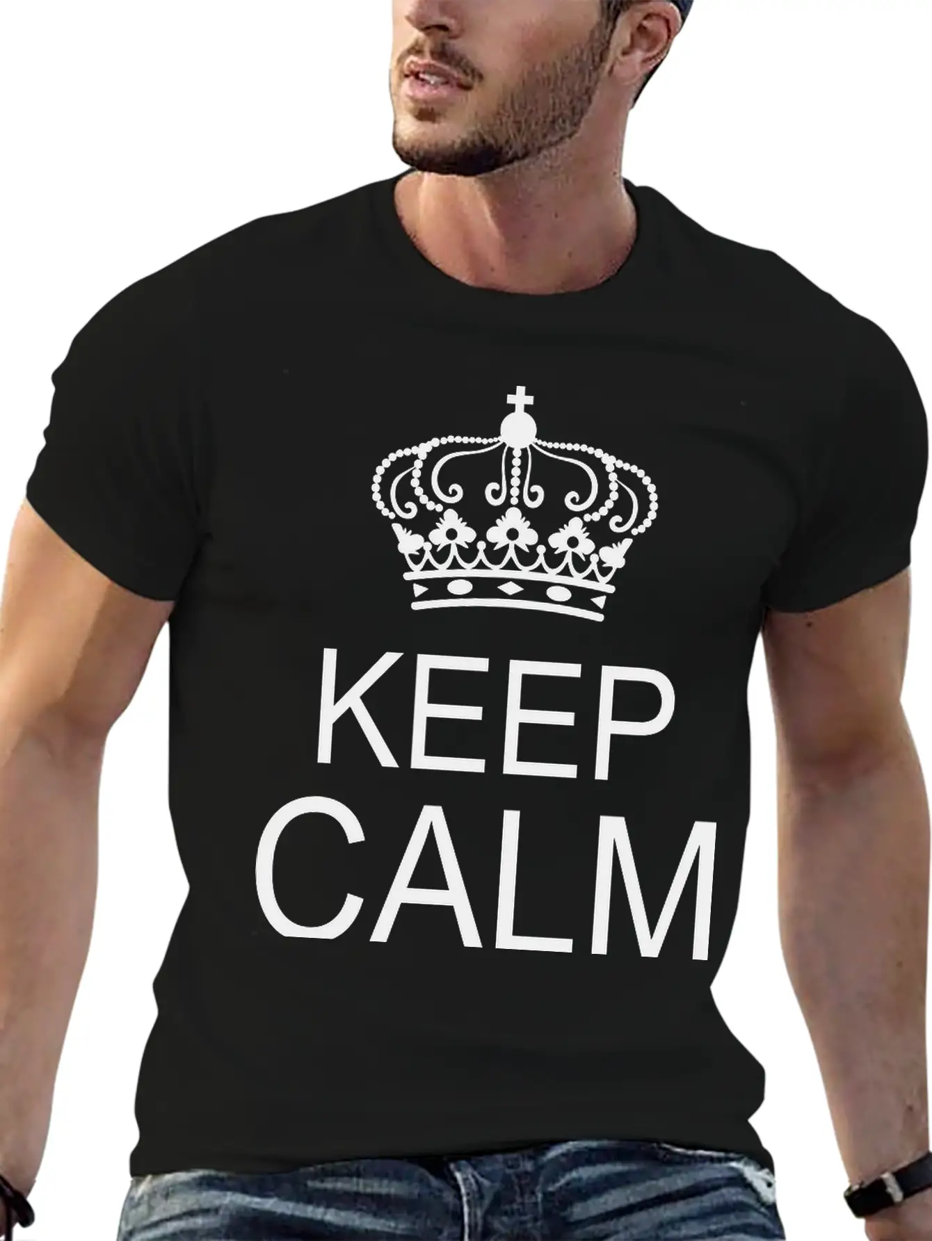 Keep Calm And Timeless Short Sleeve Tee – Comfy And Minimalist Design