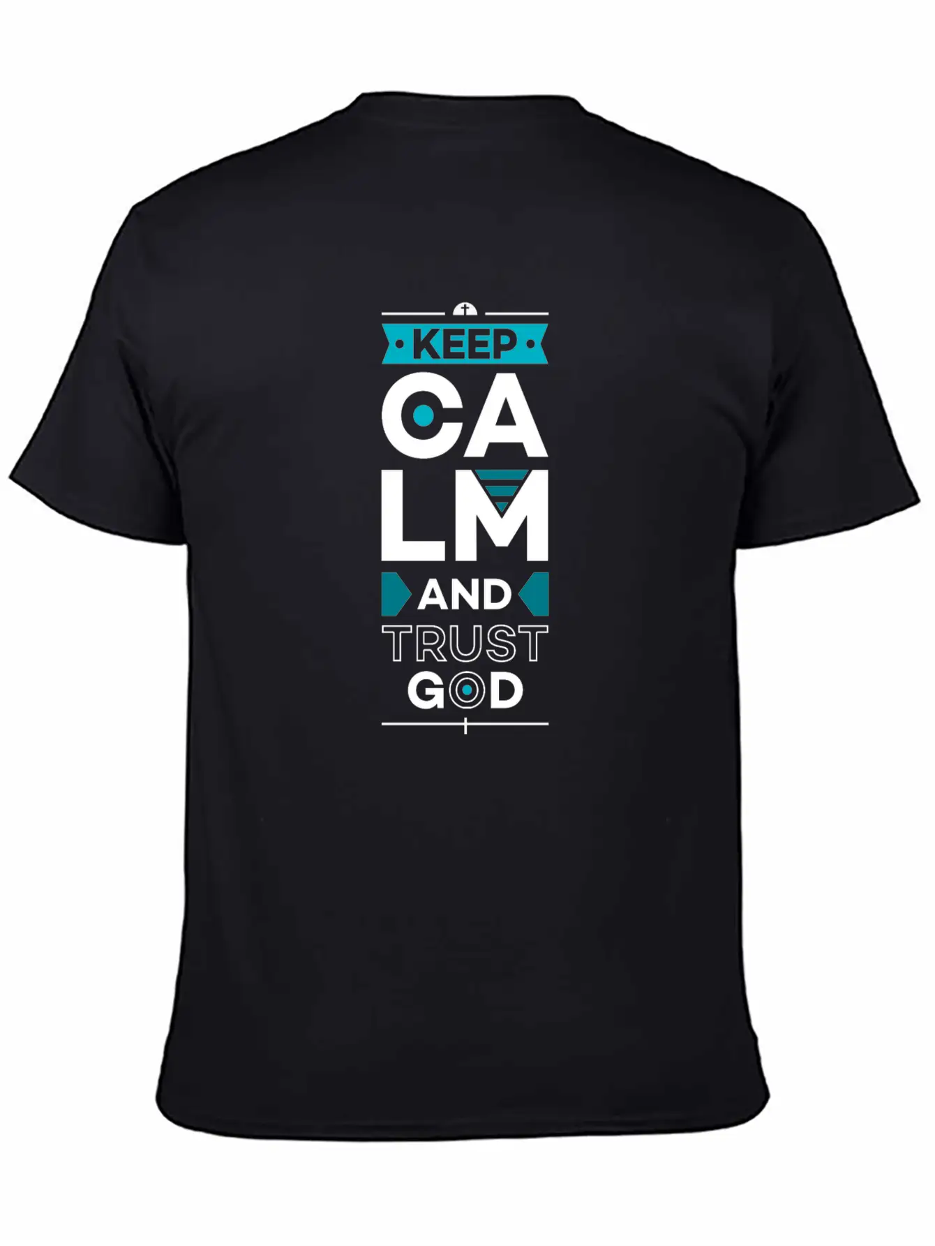 Keep Calm And Trust God Basic Graphic T-Shirt – Daily Comfort In Soft Cotton